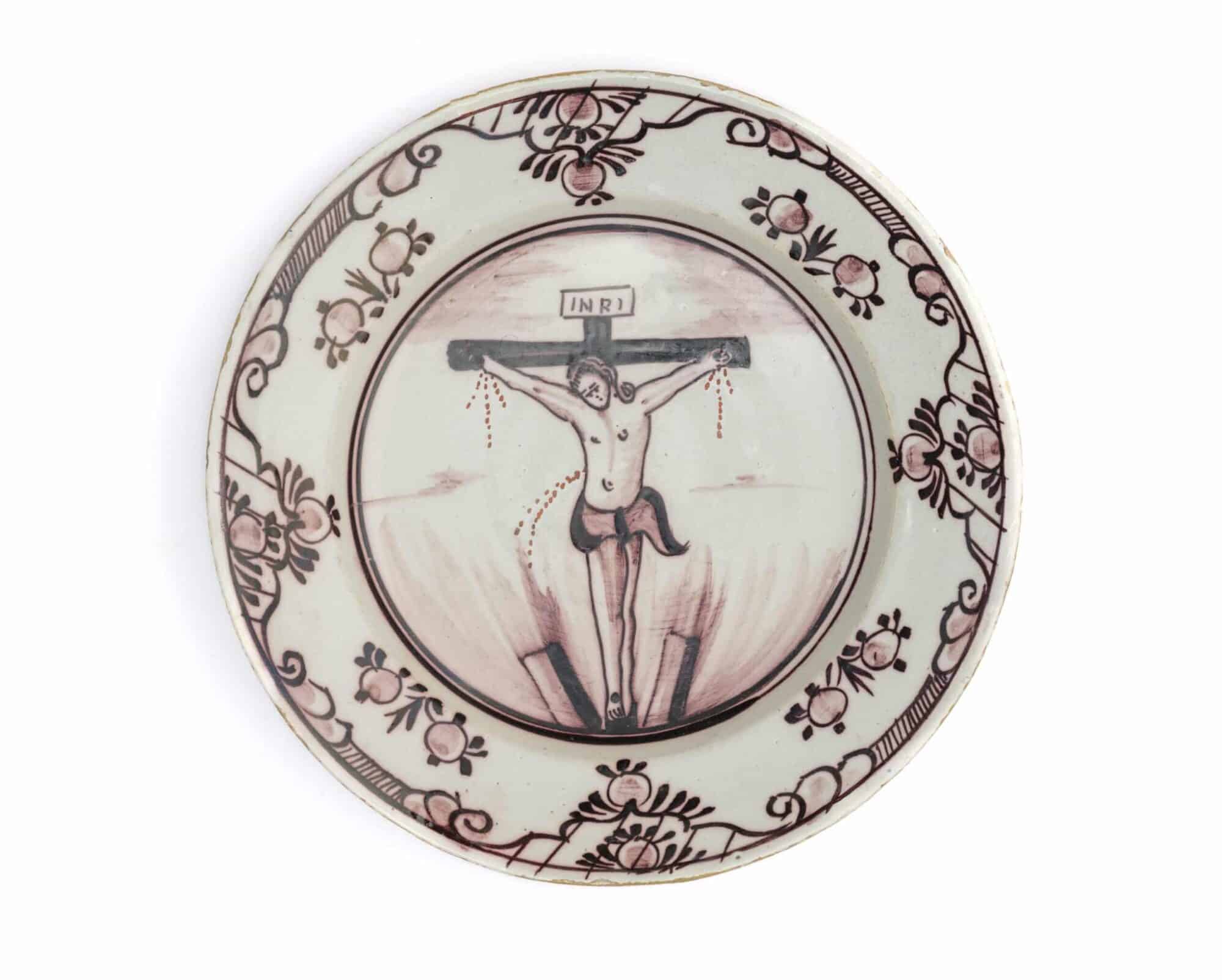 Delftware Devotional Plate