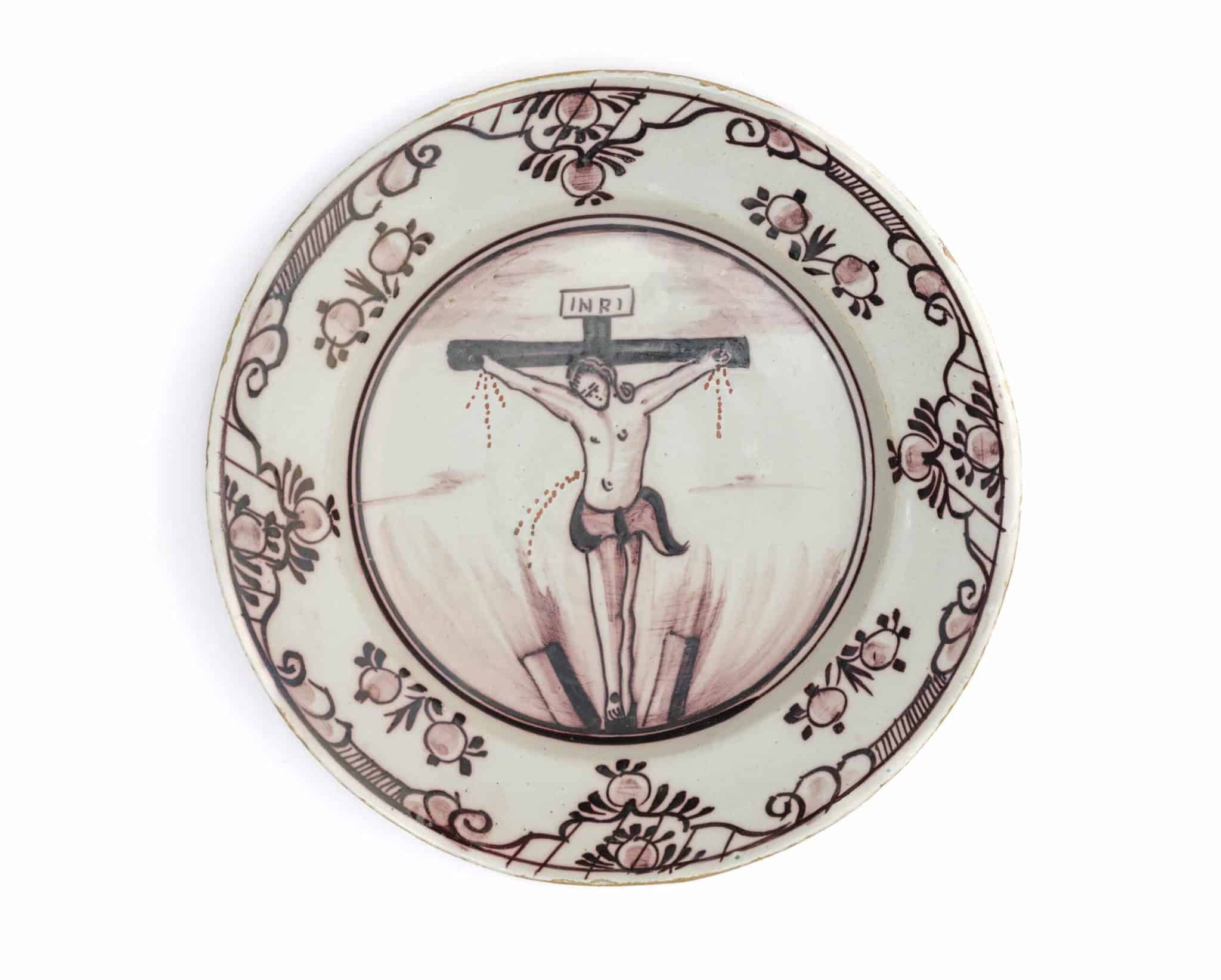 Delftware Devotional Plate