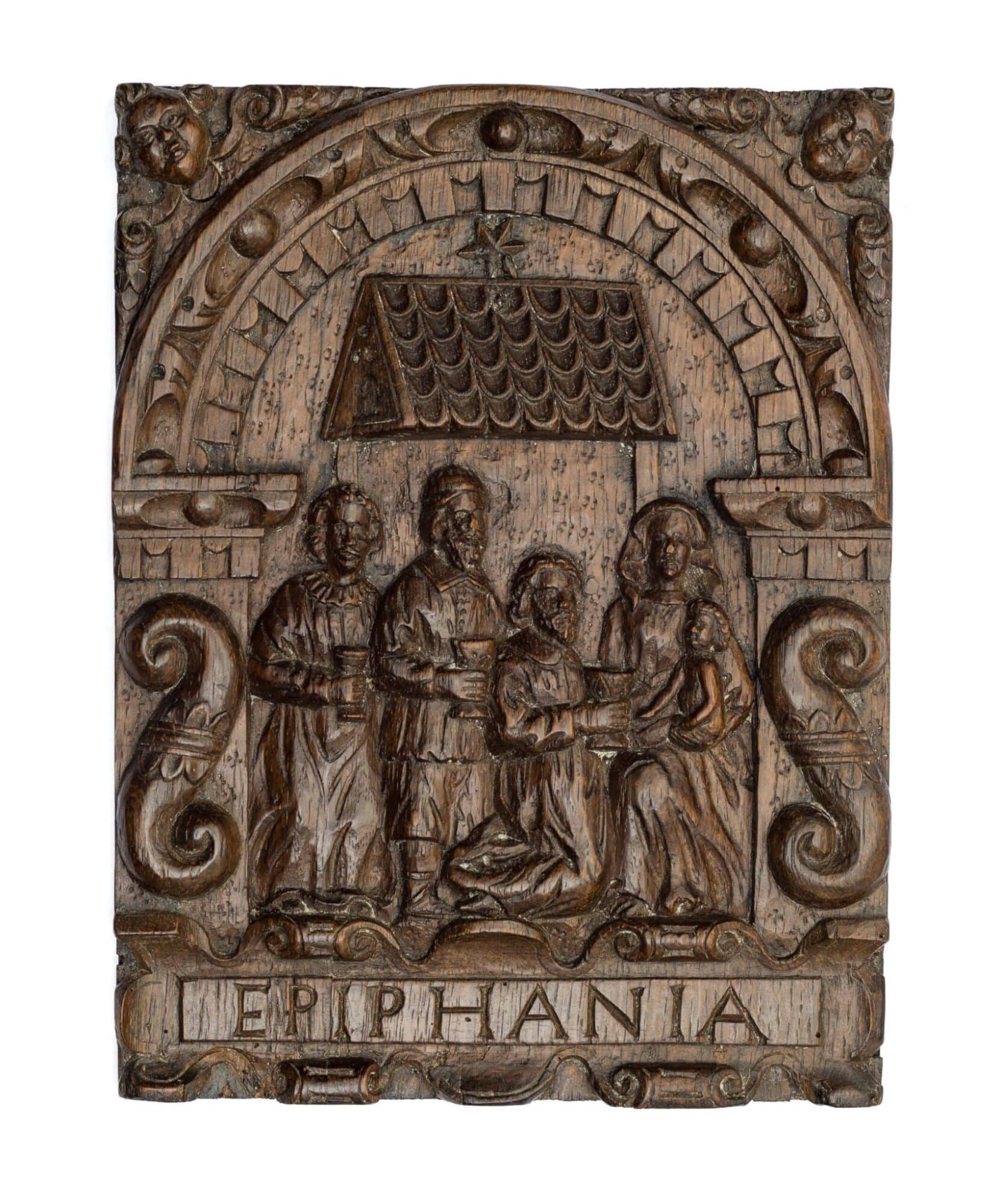 Renaissance Christmas story panels