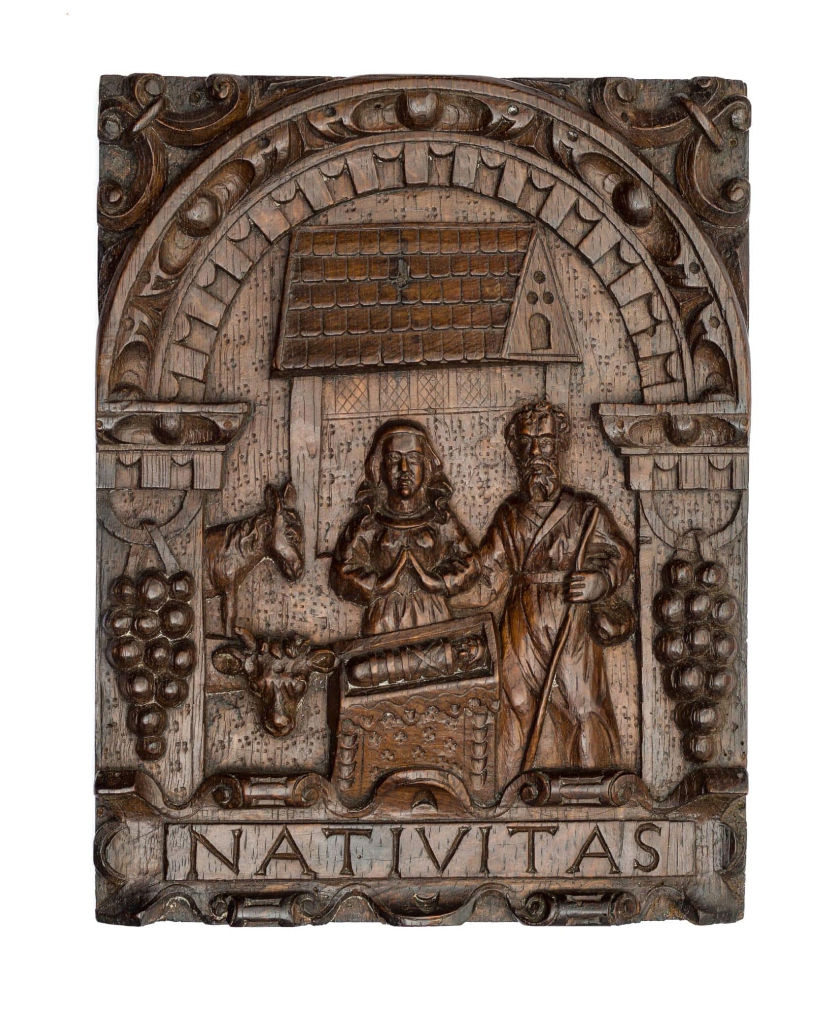 Renaissance Christmas story panels