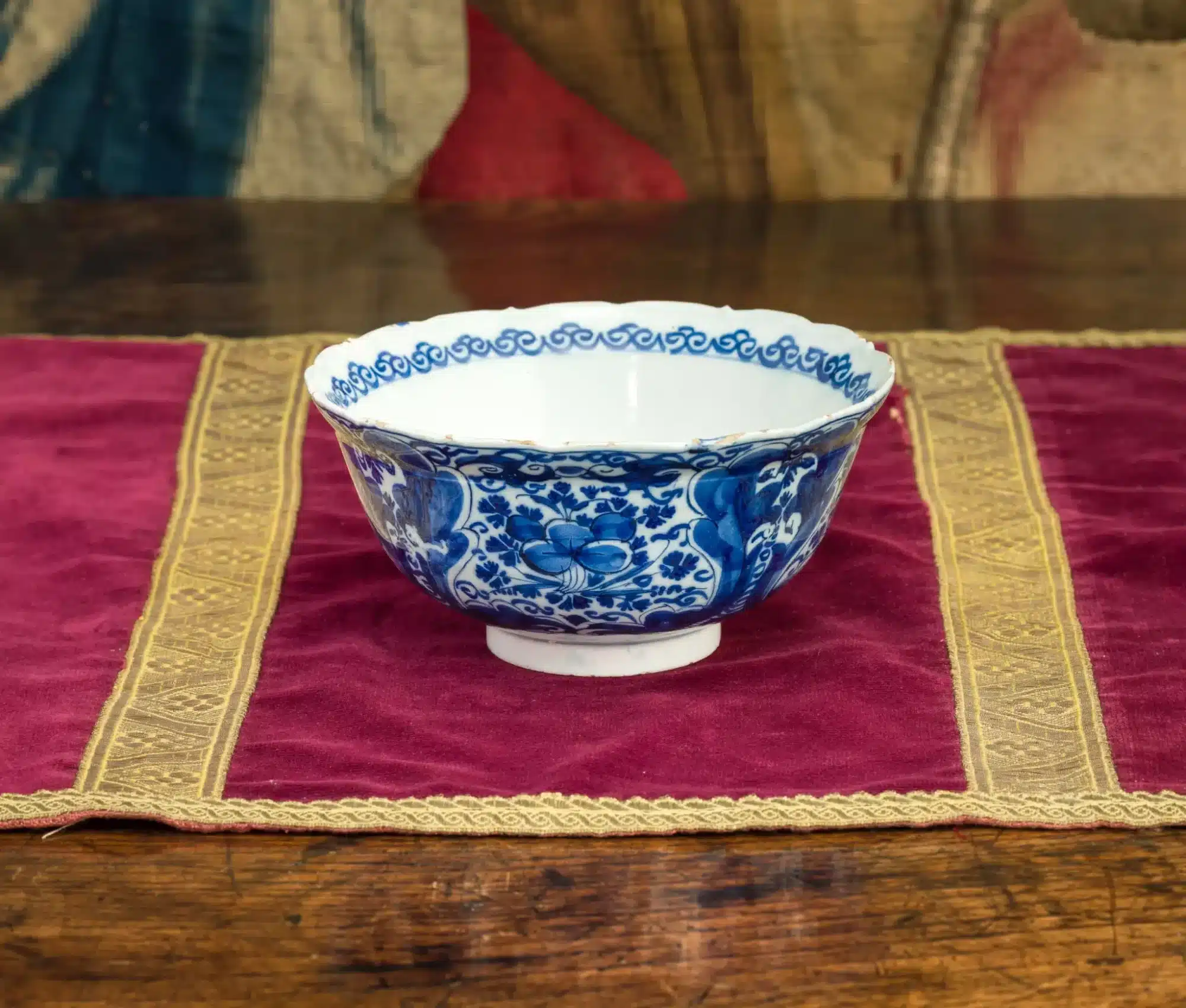 17th century Delftware bowl