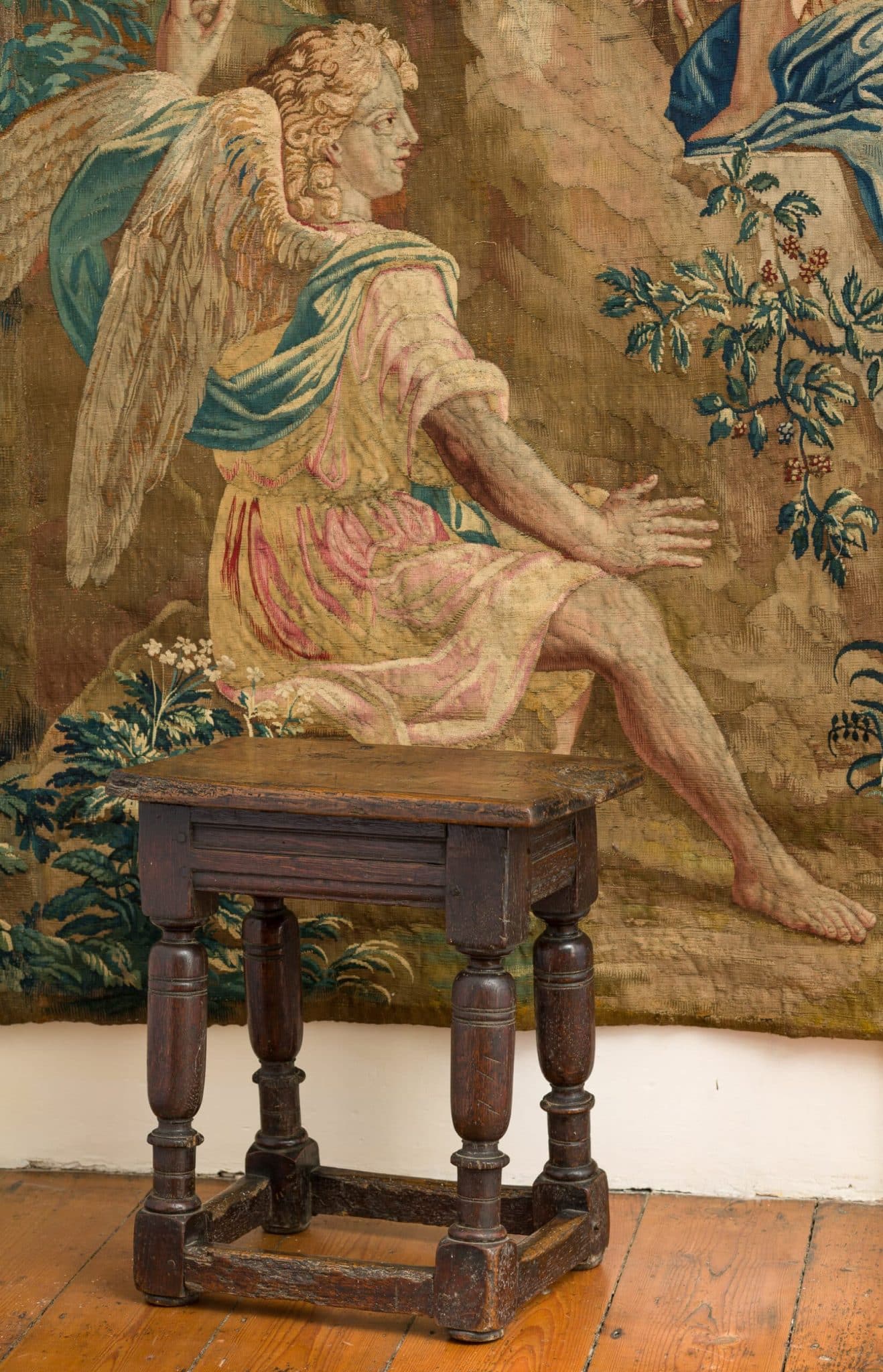 Charles I joined oak stool