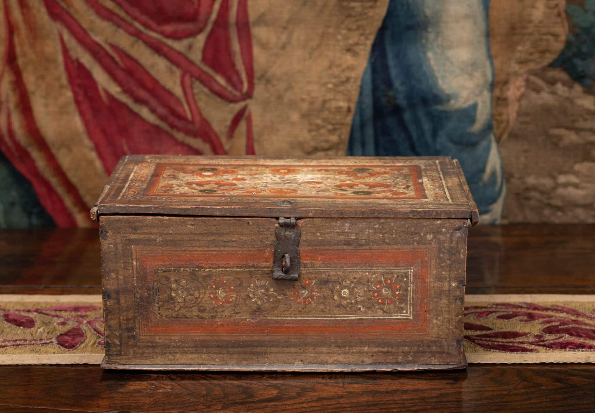 16th Century Polychromed Casket
