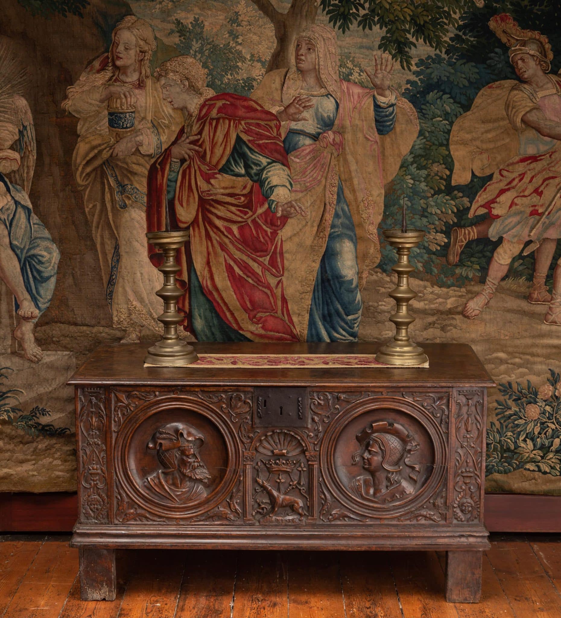 Royal walnut chest, Queen Claude of France