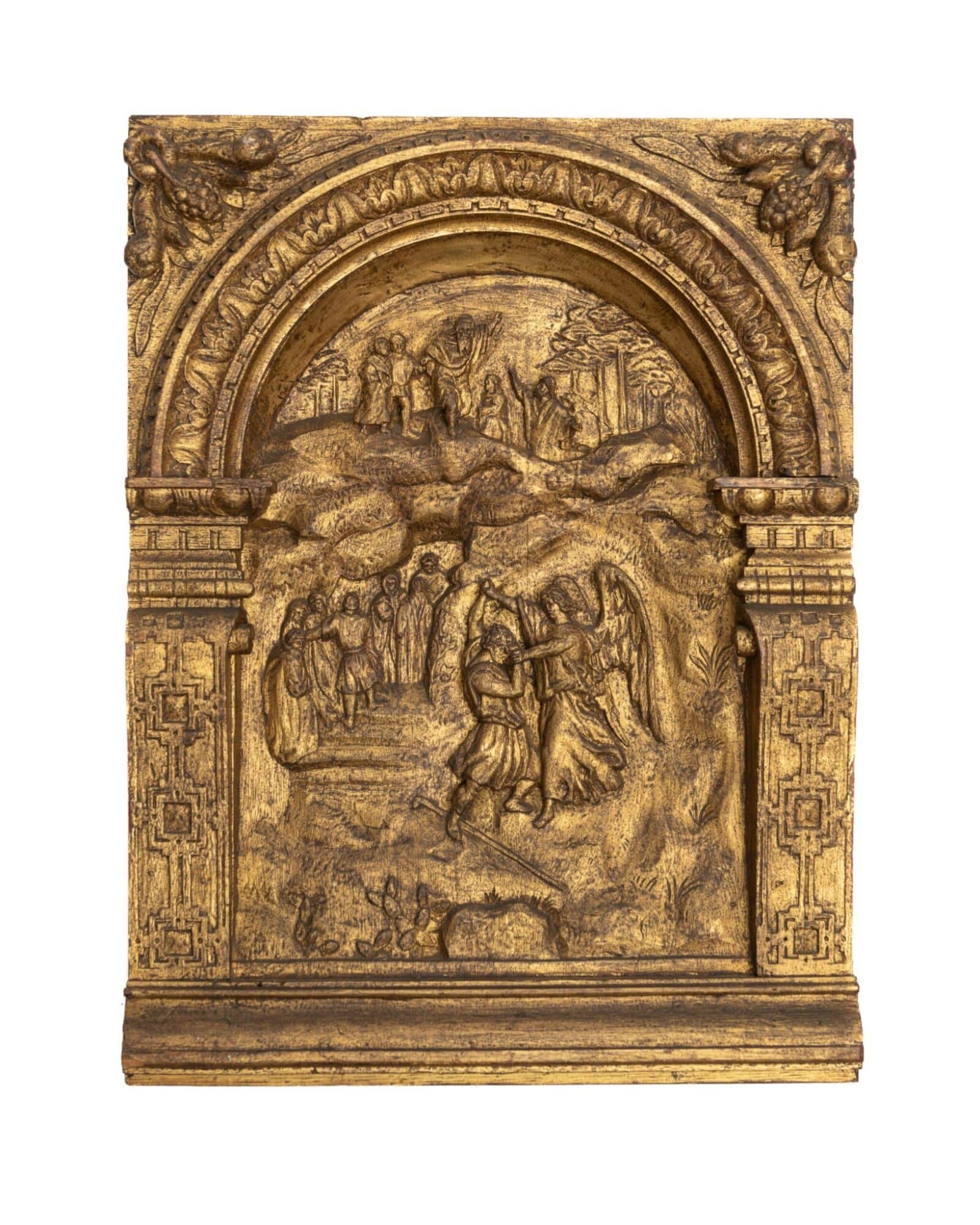 Elizabeth I oak carved panels
