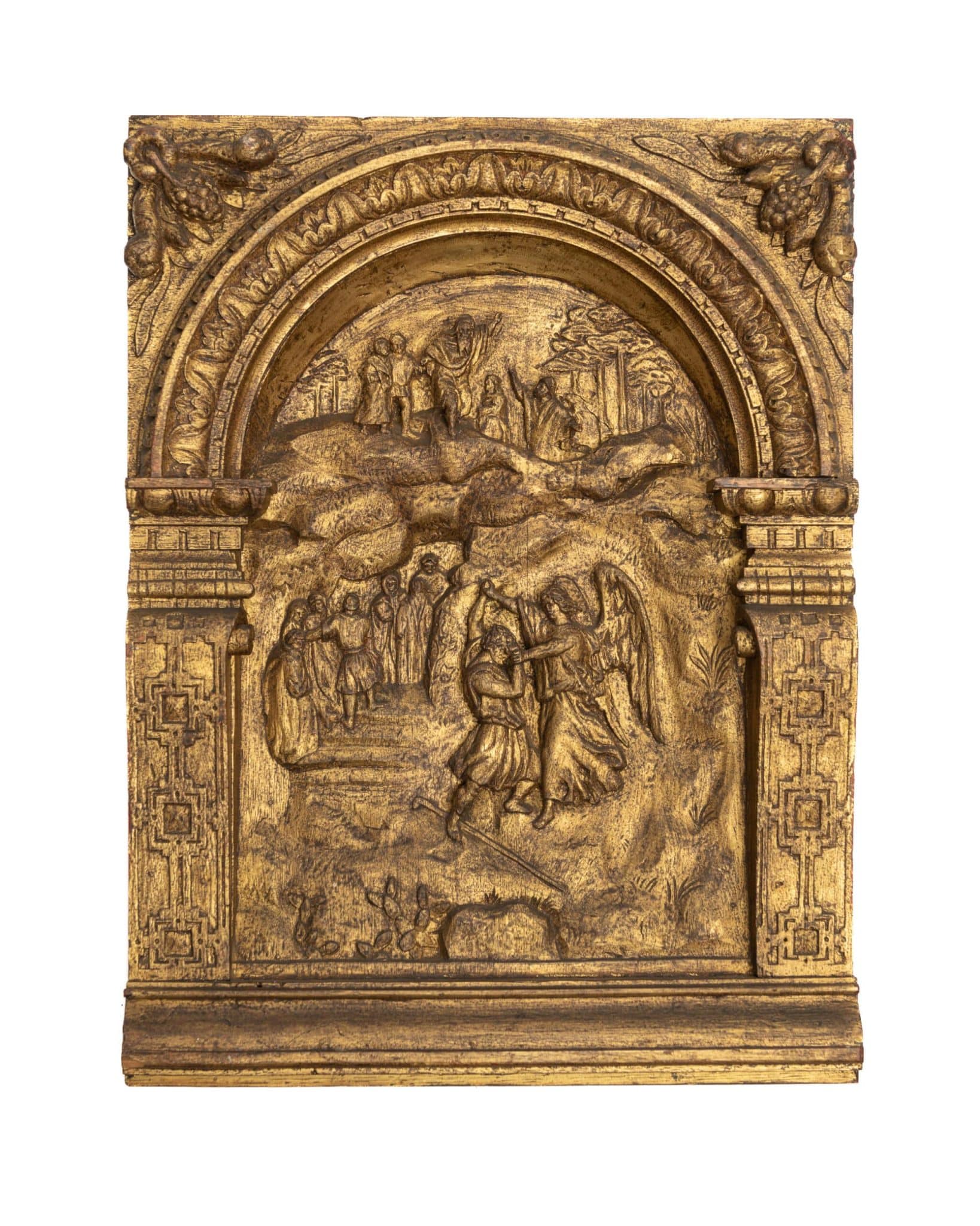 Elizabeth I oak carved panels