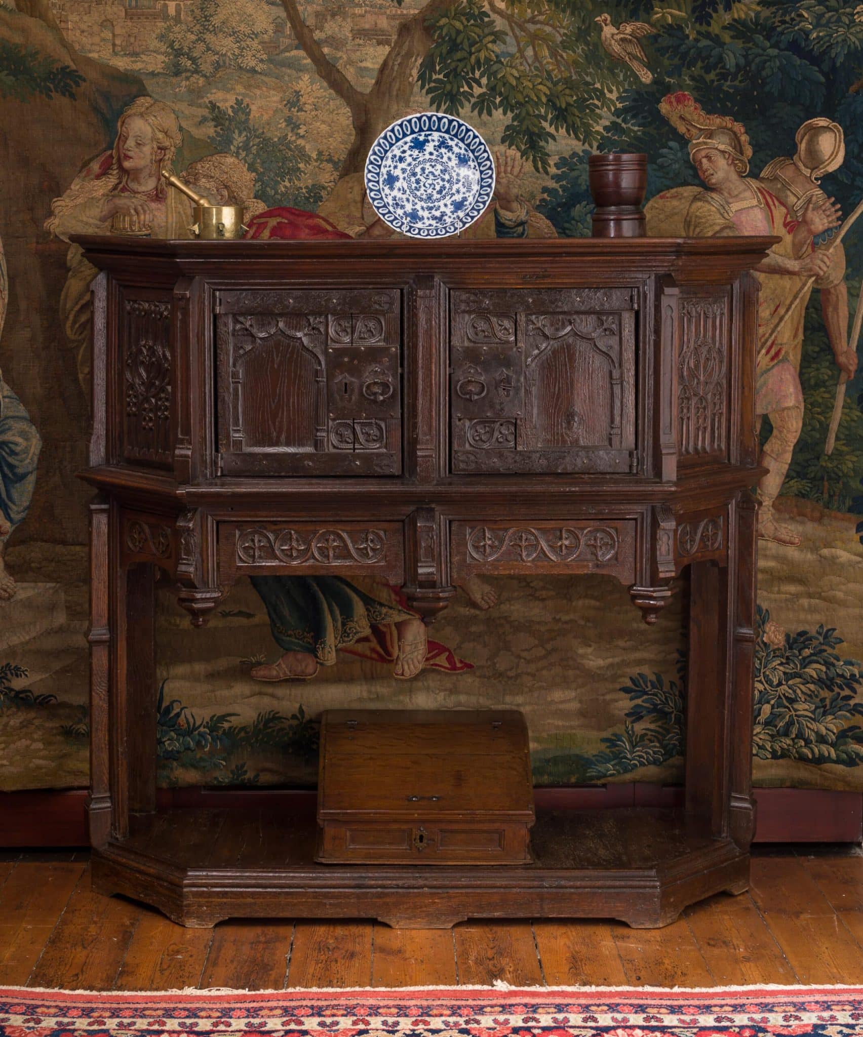 Gothic oak dressoir