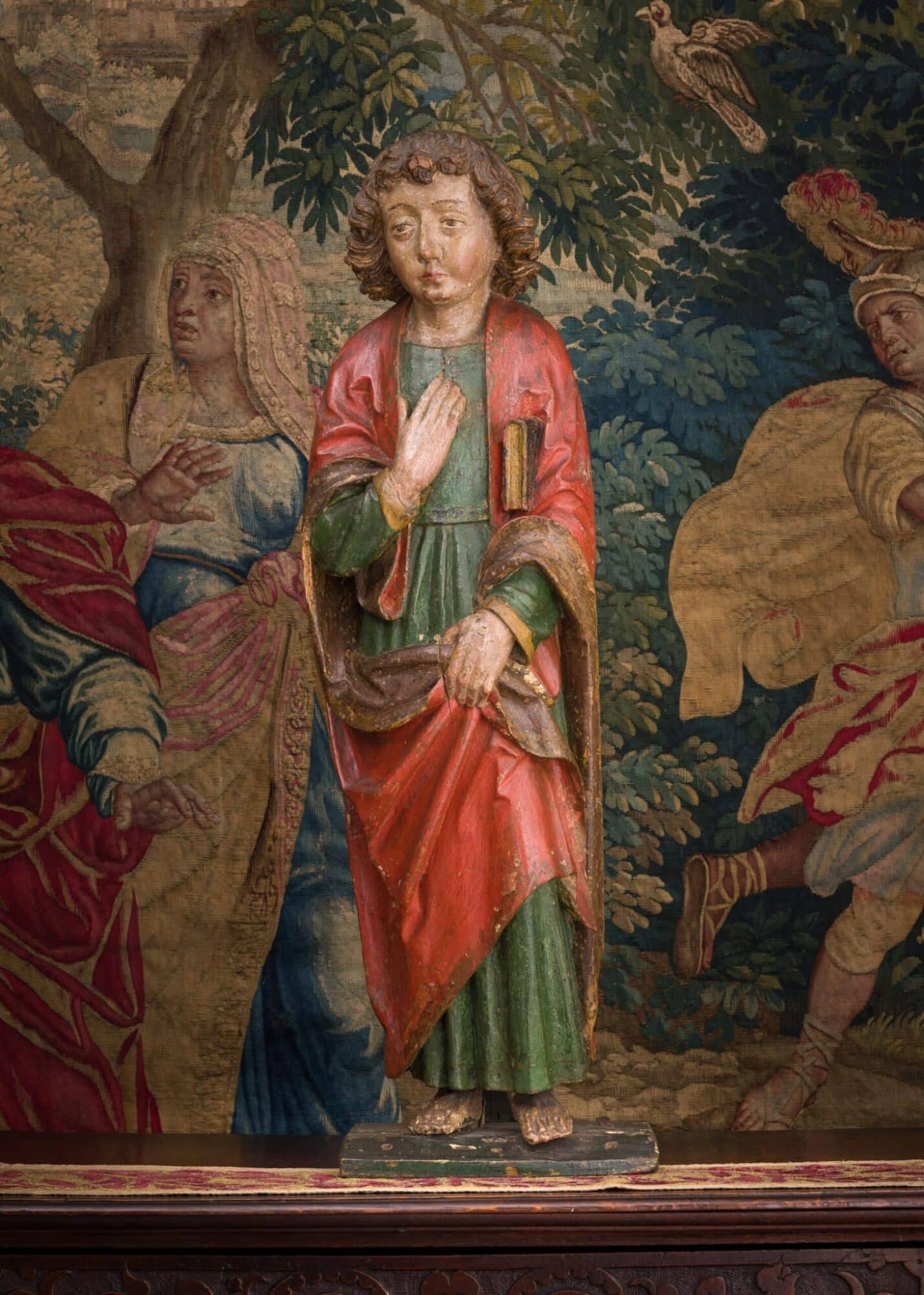 Gothic Limewood Sculpture of St John the Evangelist