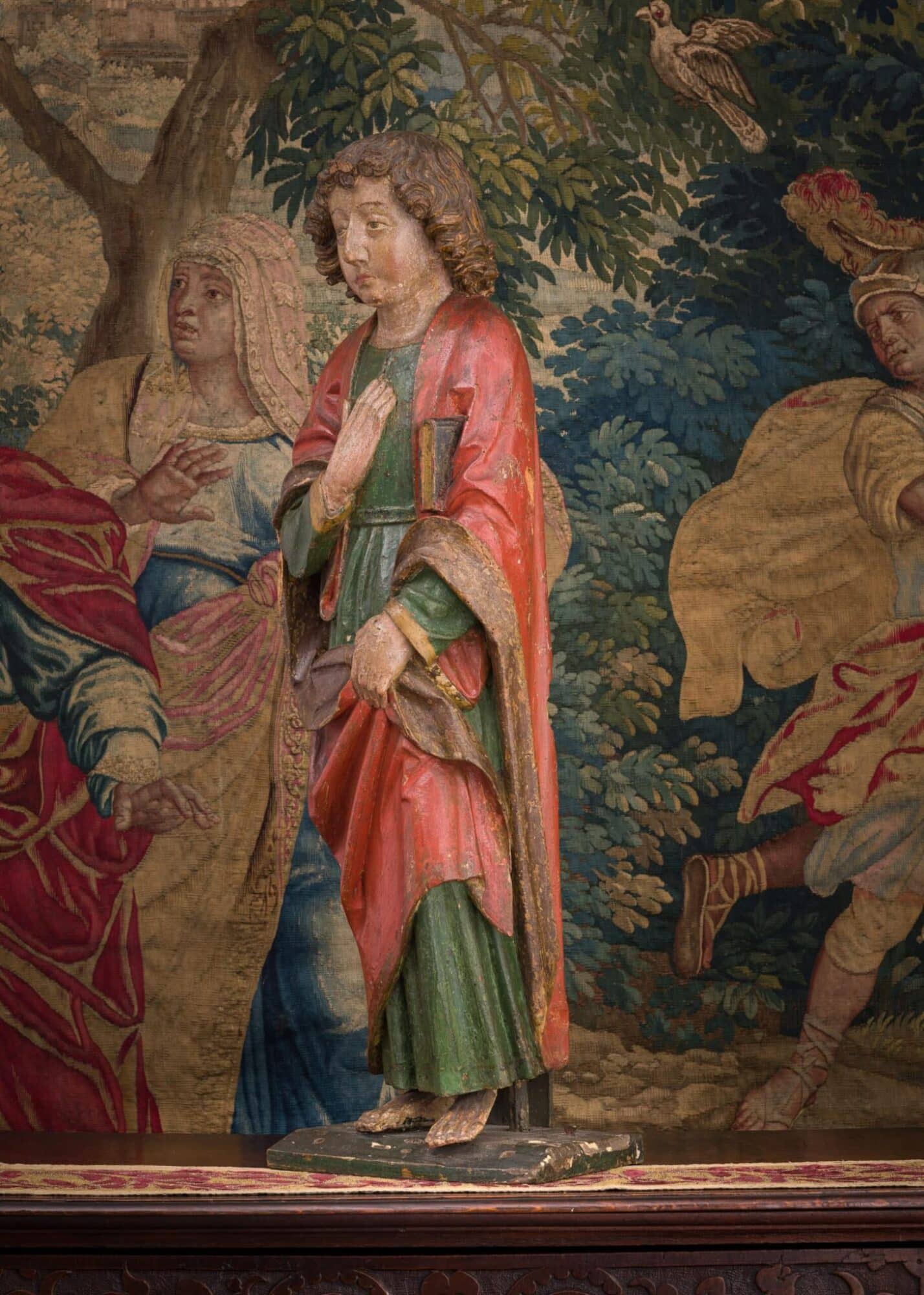 Gothic Limewood Sculpture of St John the Evangelist