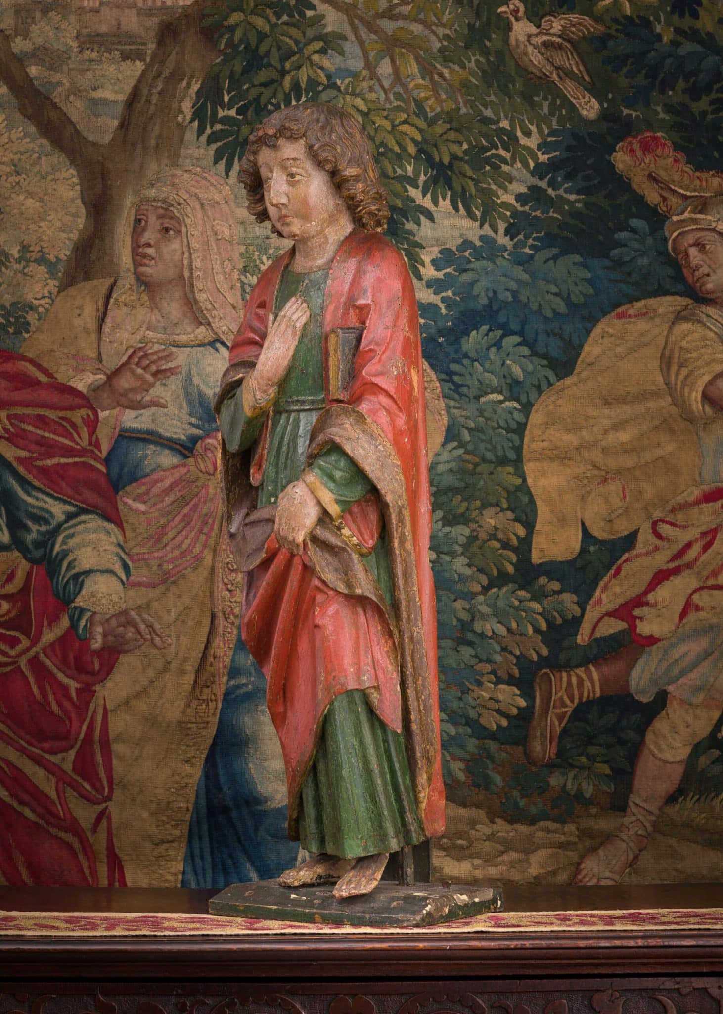 Gothic Limewood Sculpture of St John the Evangelist