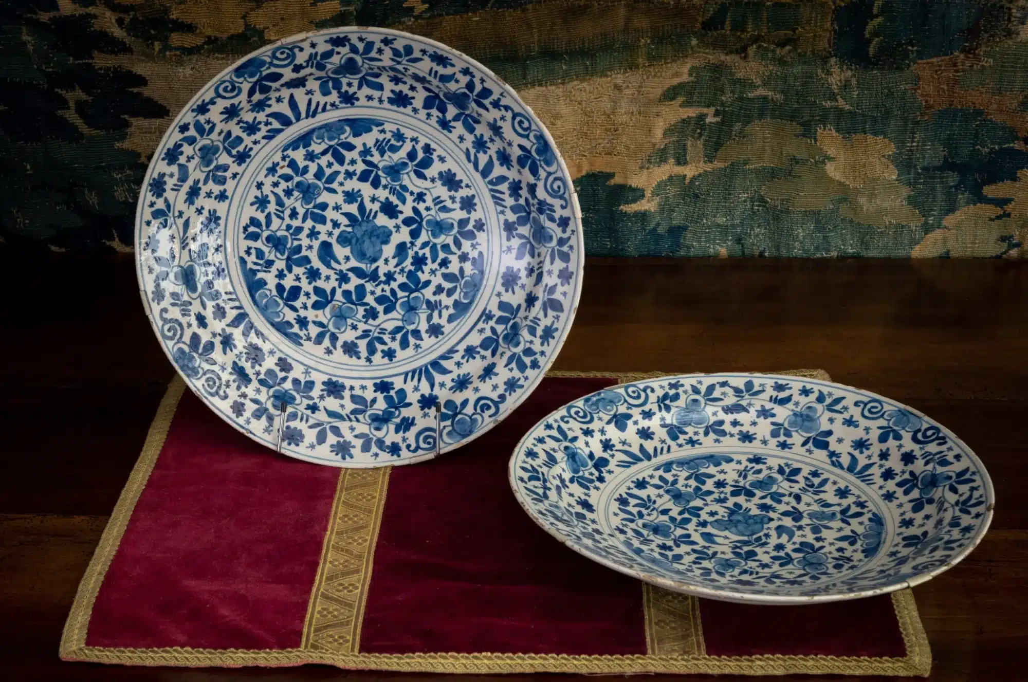 Pair of Delft chargers