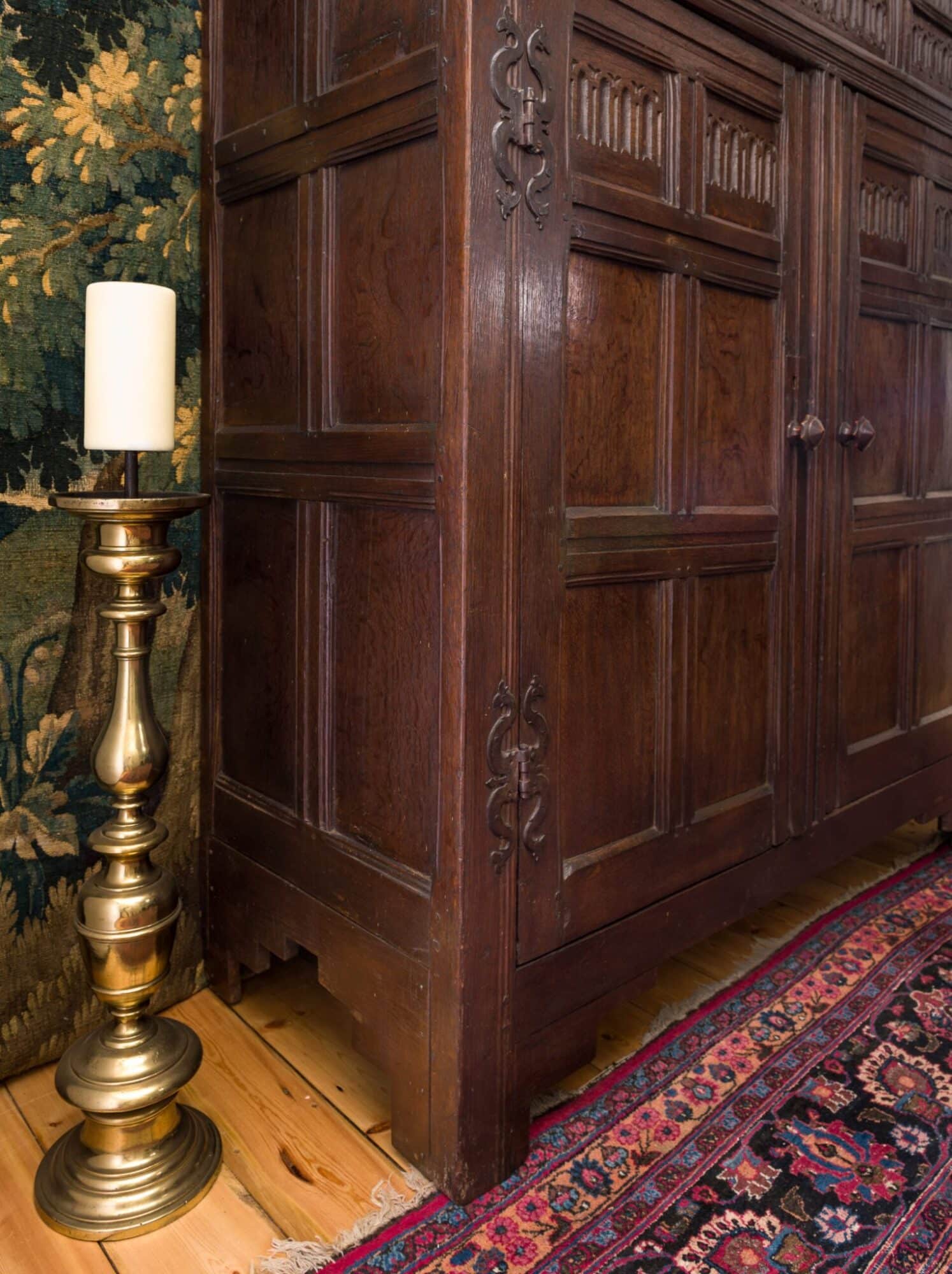 Elizabeth I oak clothes press