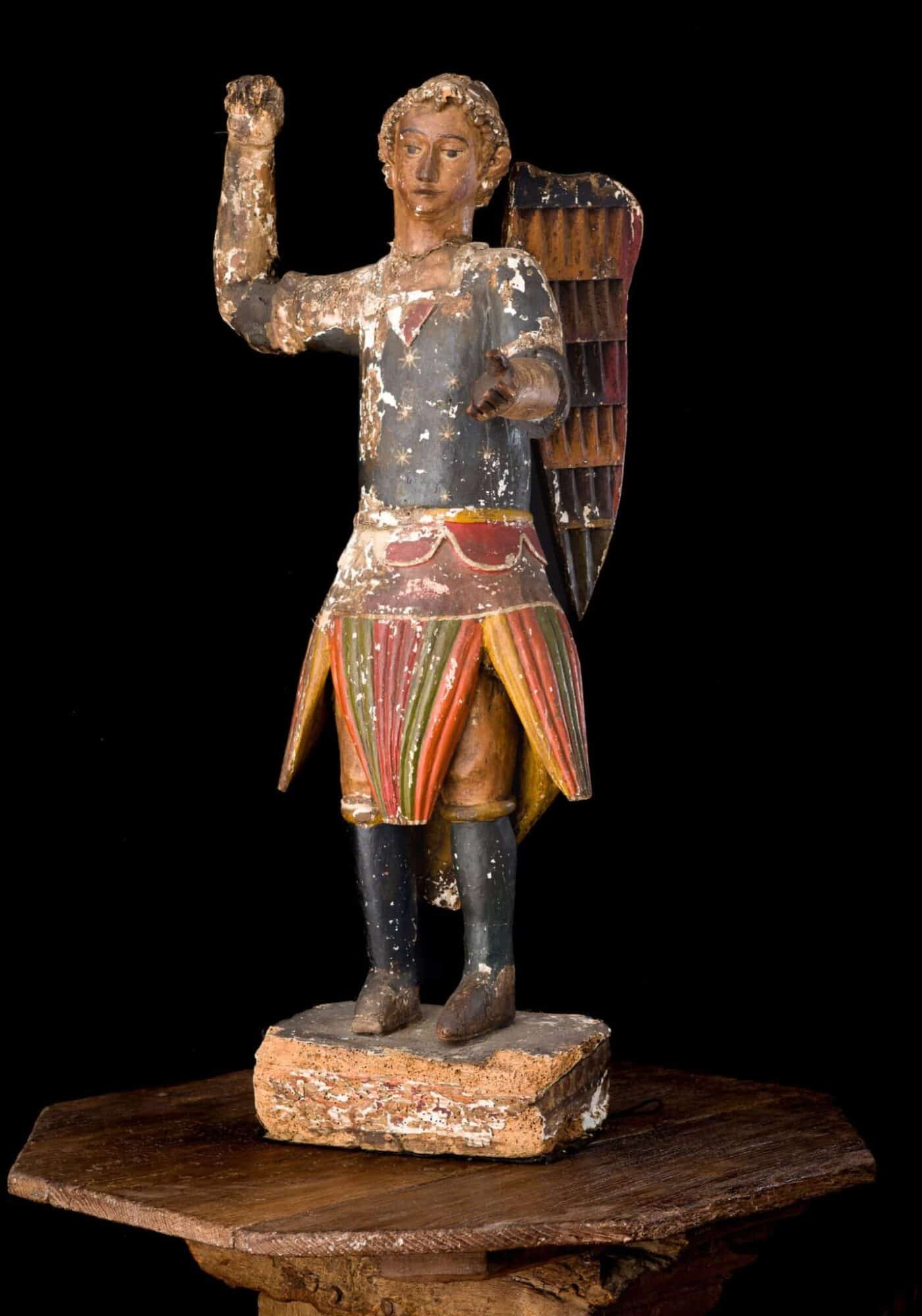 Renaissance sculpture of St Michael