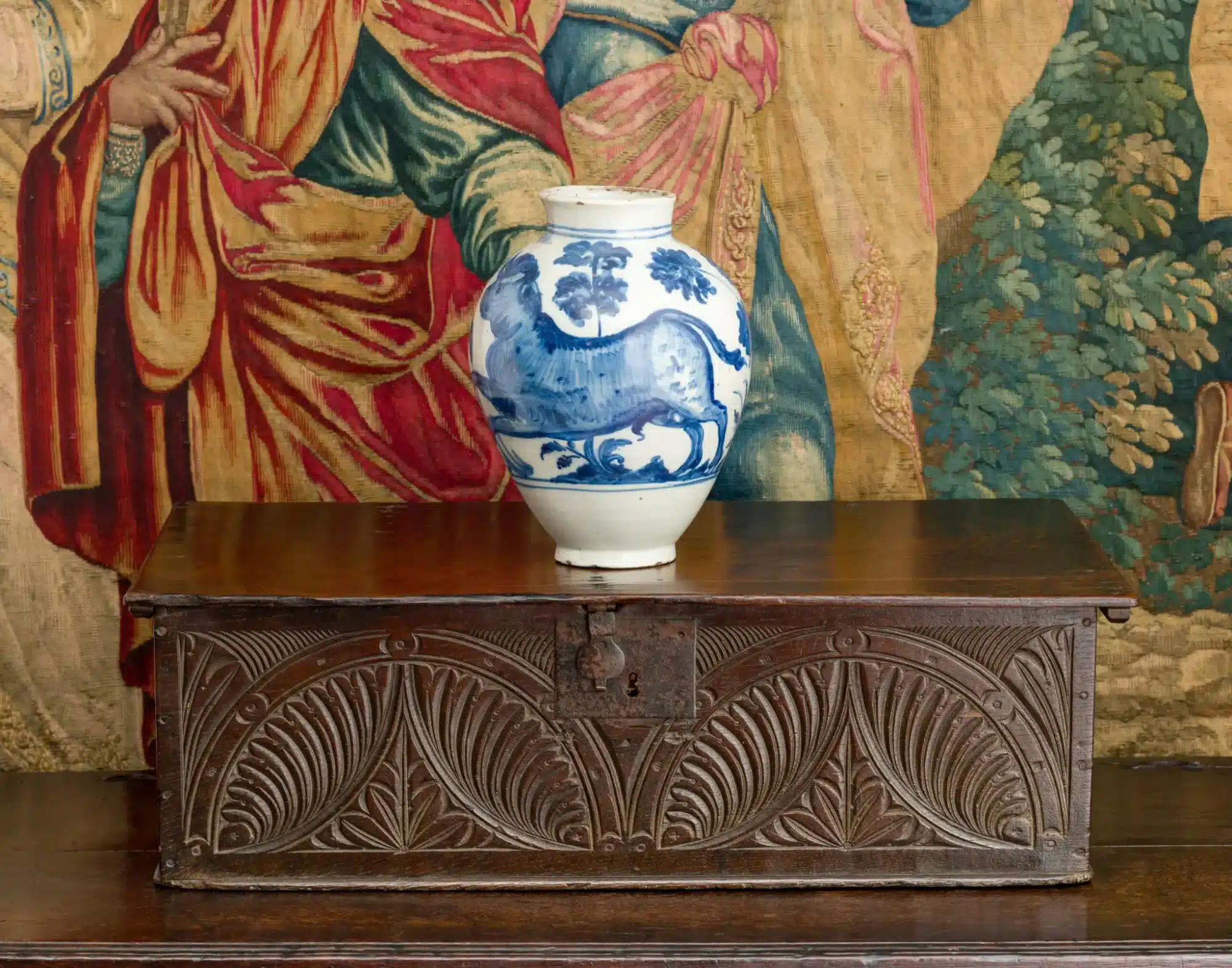 Charles II Somerset Boarded Oak Box