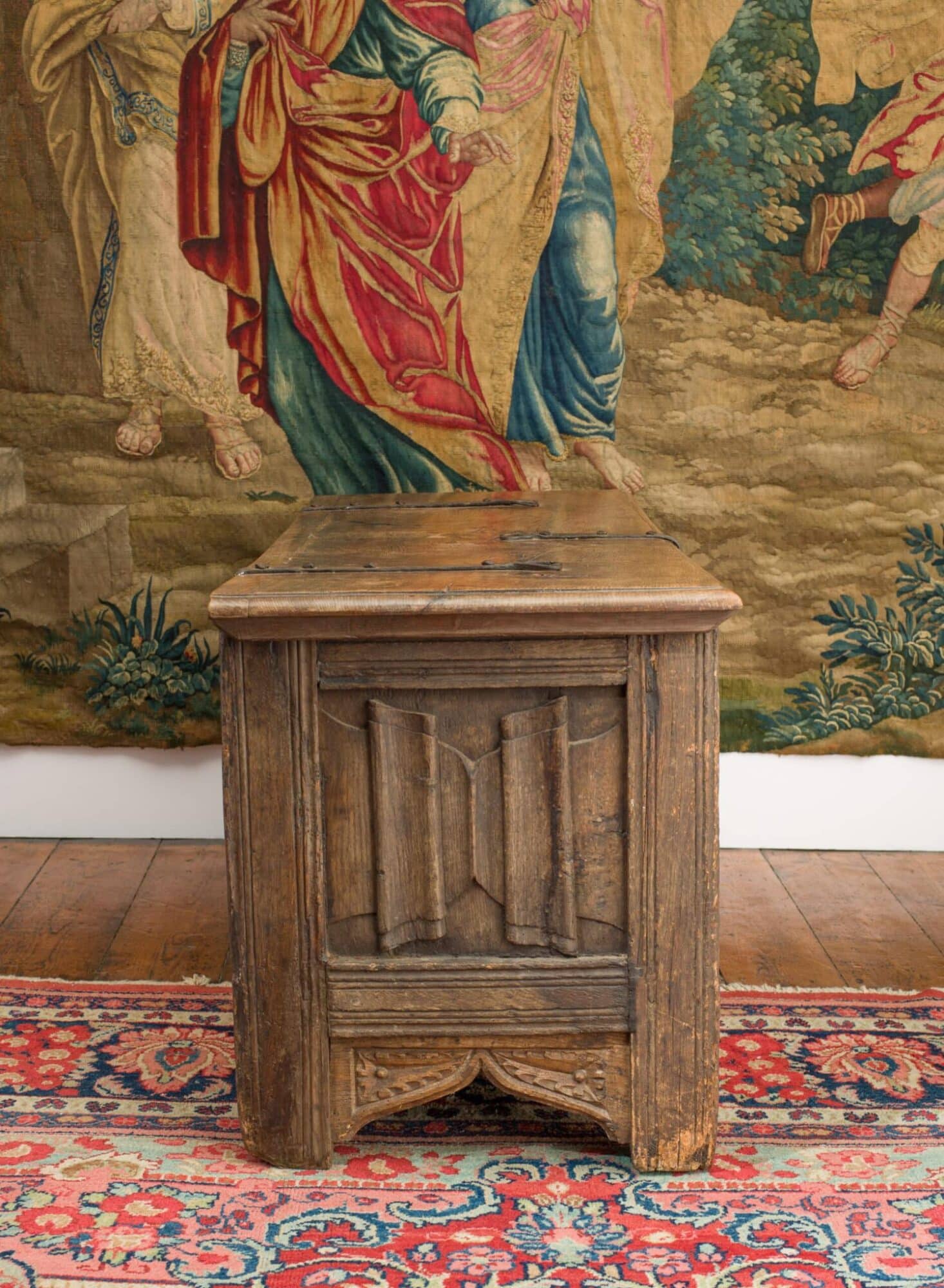 Important Henry VIII linenfold chest