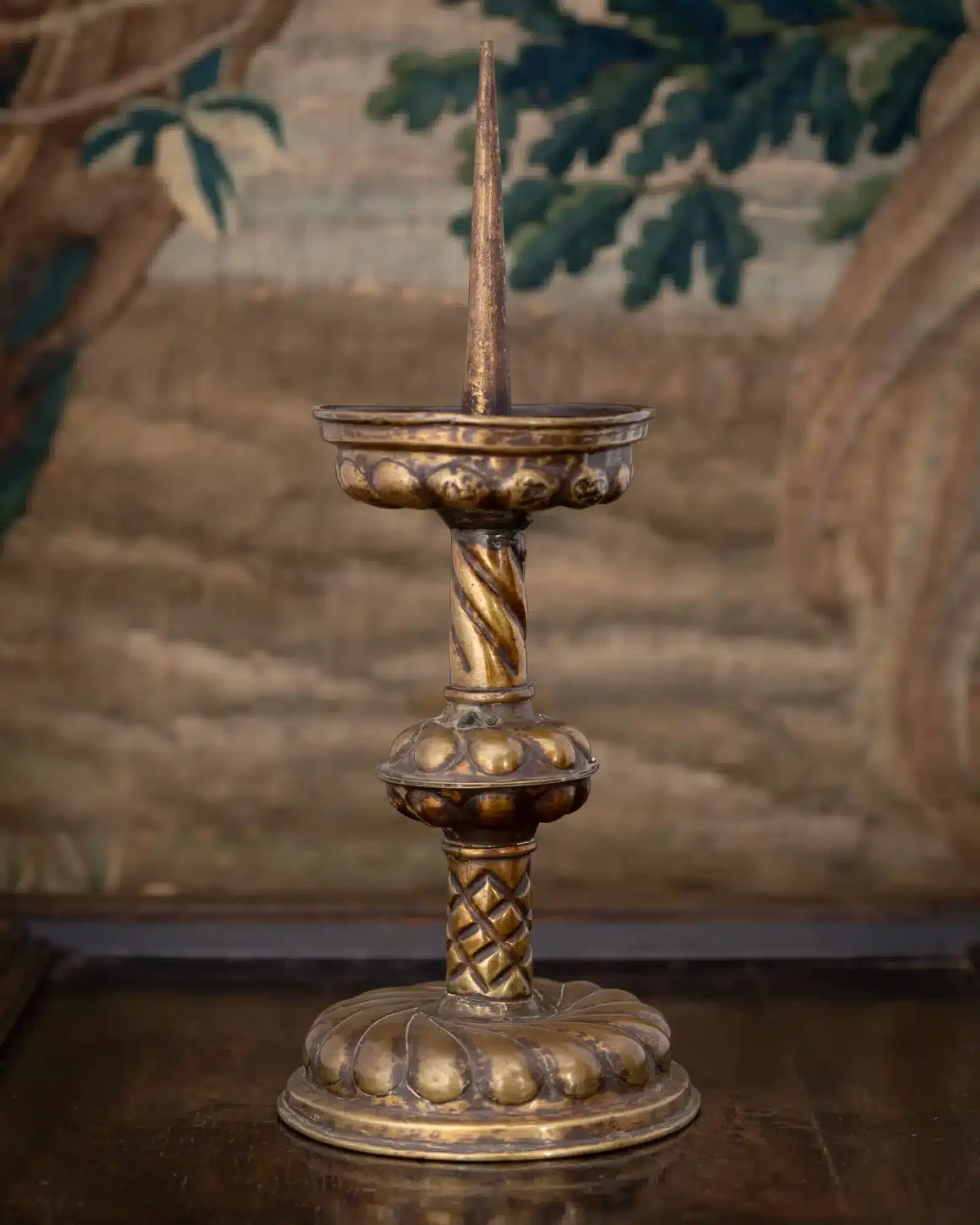 Renaissance Nuremberg pricket candlestick