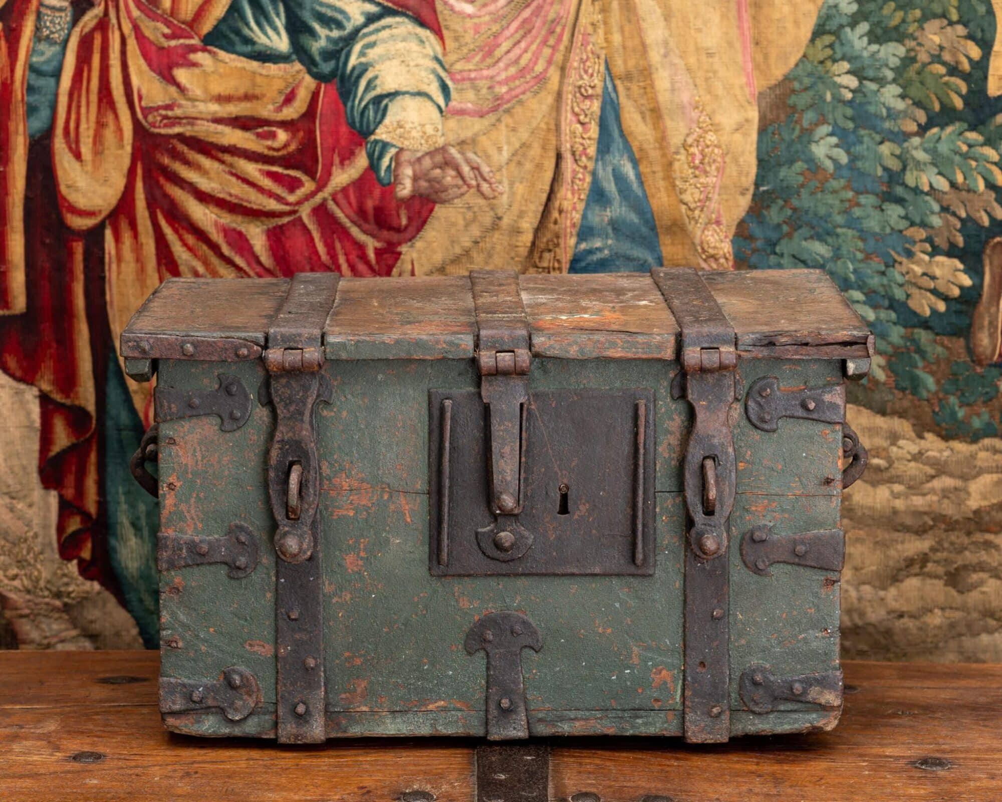 Late Gothic iron bound box
