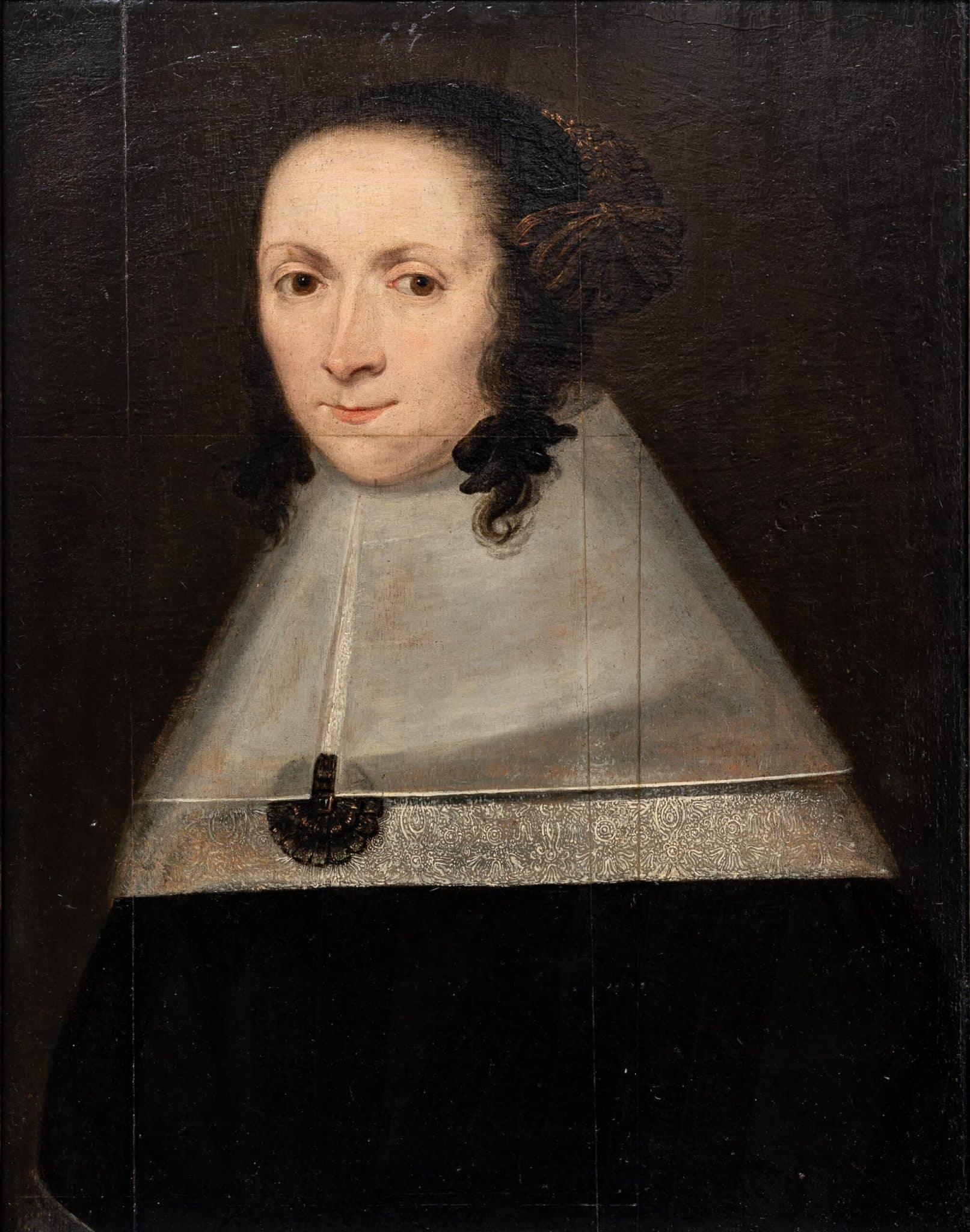 Pair of early 17th century portraits