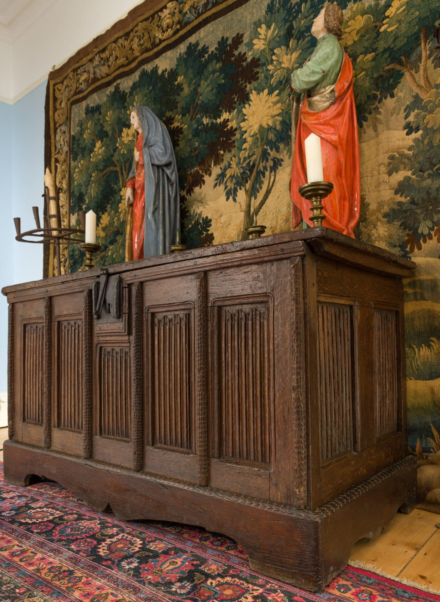 Late Gothic oak chest