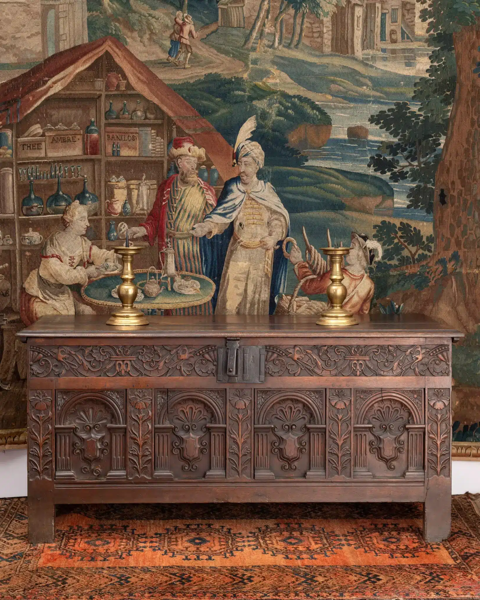 Elizabeth I West Country Joined Oak Chest