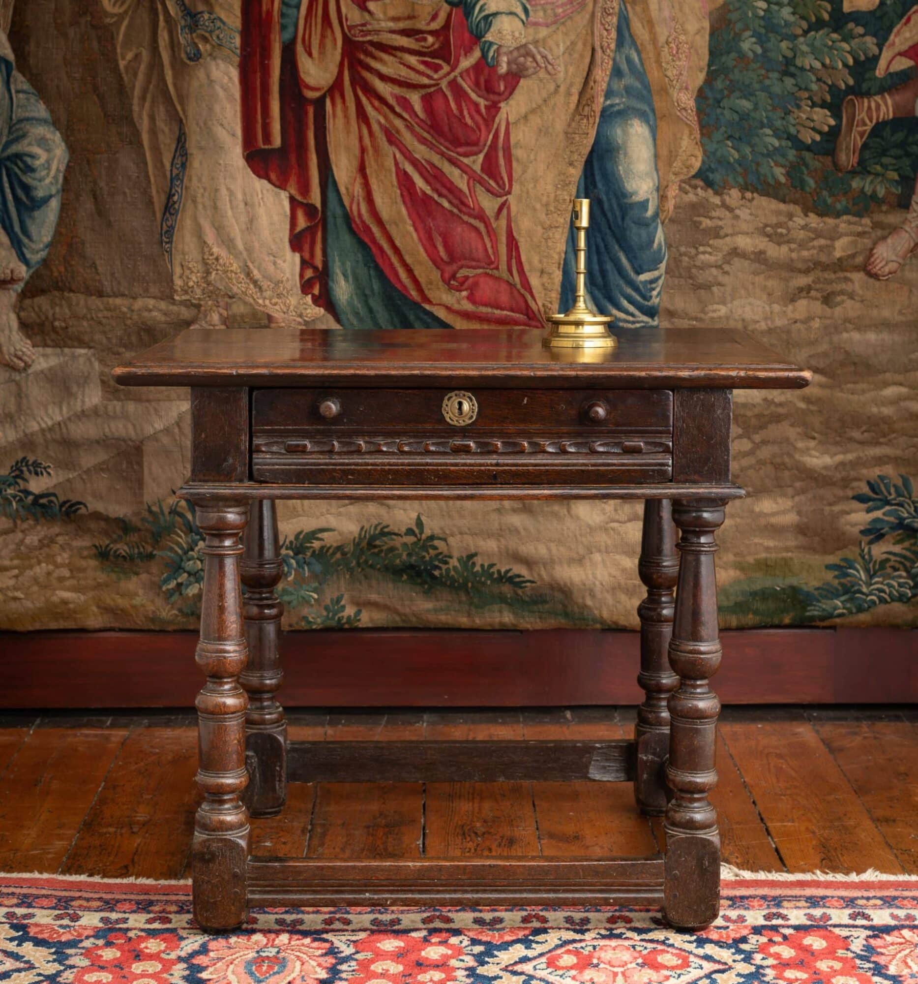 Charles I joined oak centre table