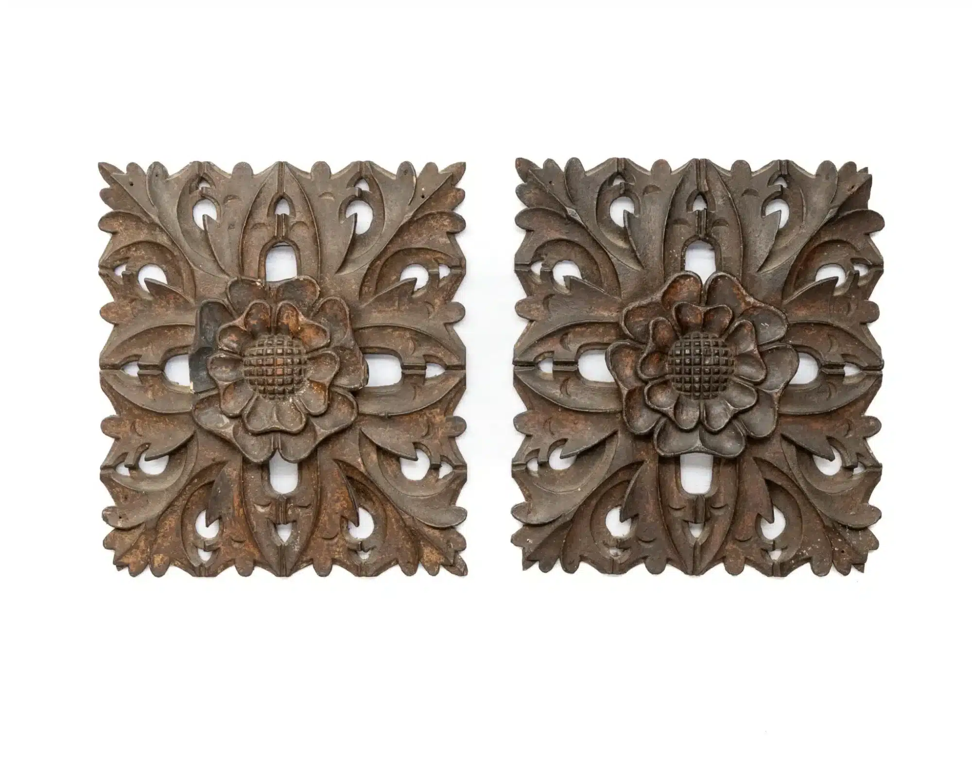 Henry VIII oak carved ceiling panels