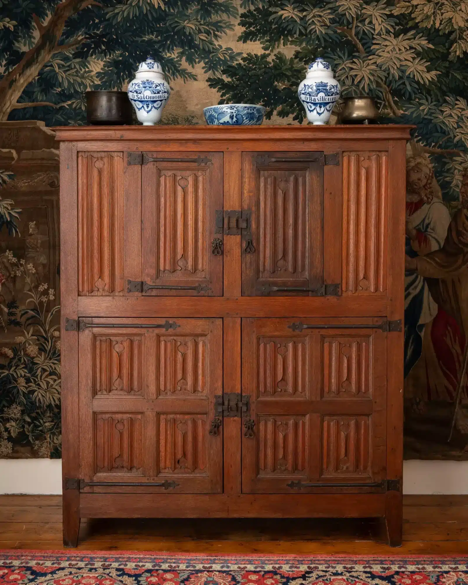 Early Renaissance Linenfold Cupboard