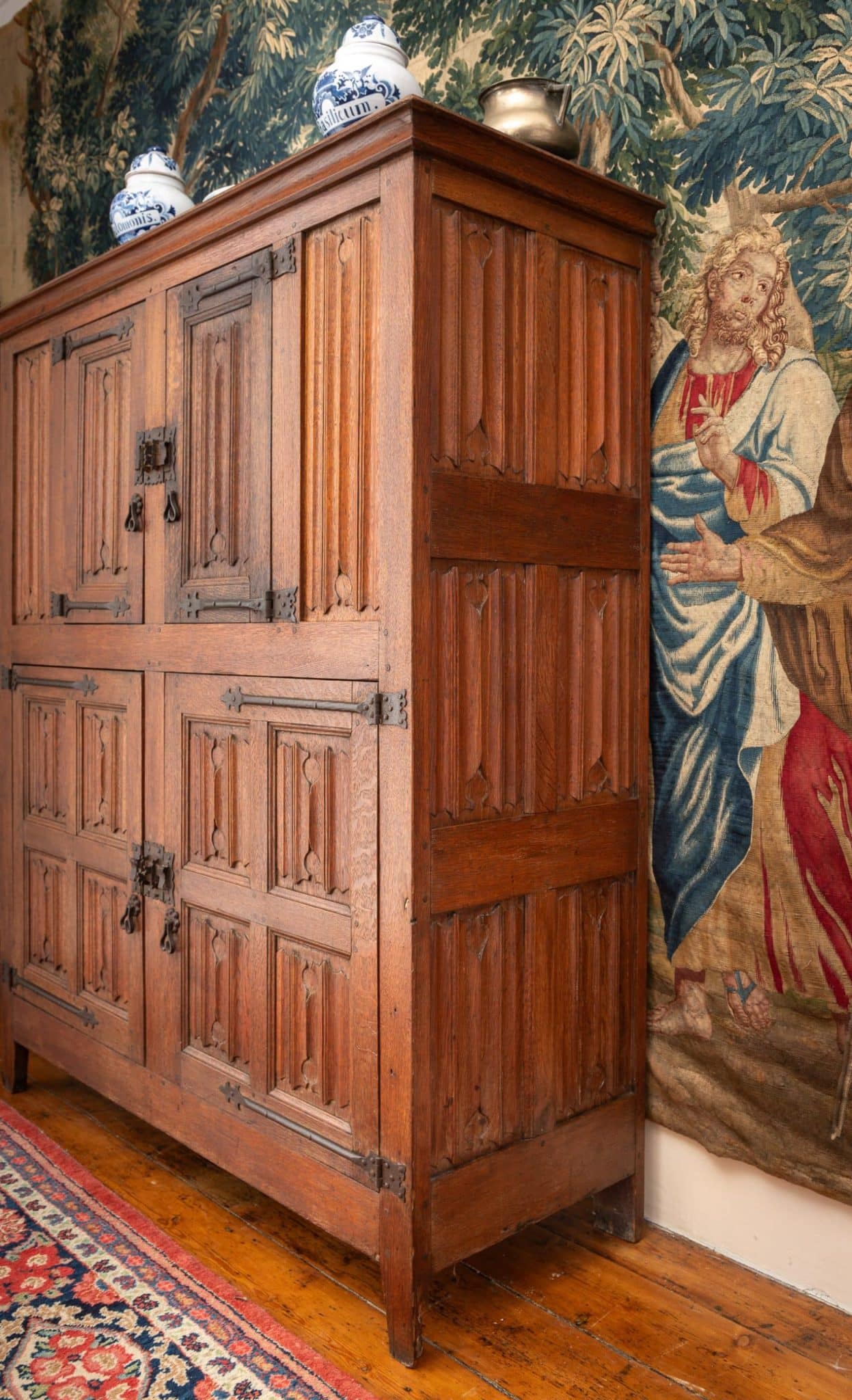 Early Renaissance Linenfold Cupboard
