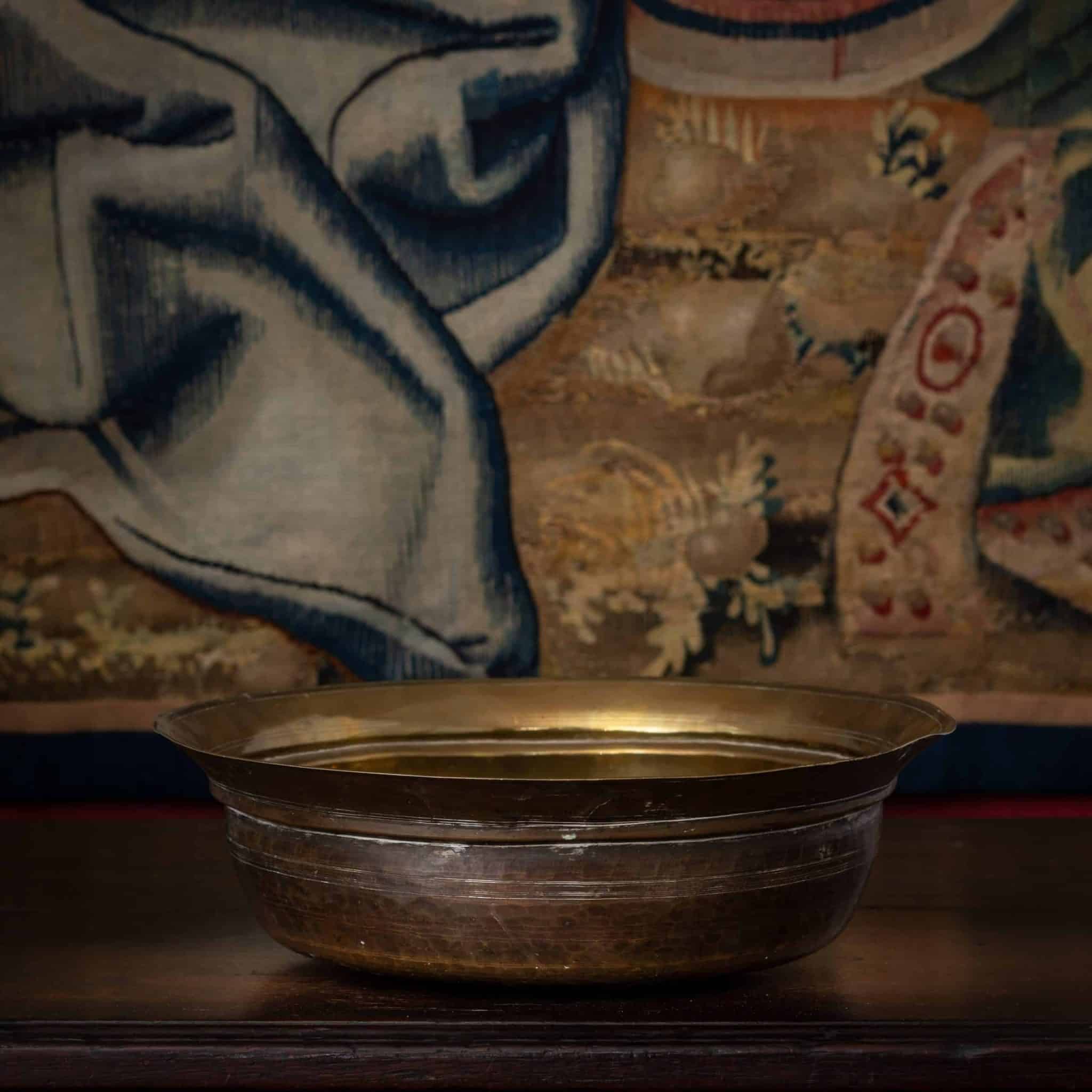 A Late Gothic Brass Basin