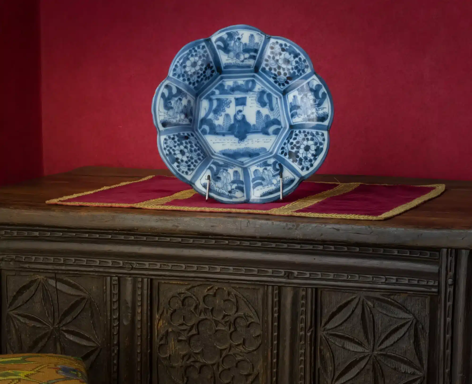 Dutch Delftware “Kraak-style” Lobed Dish