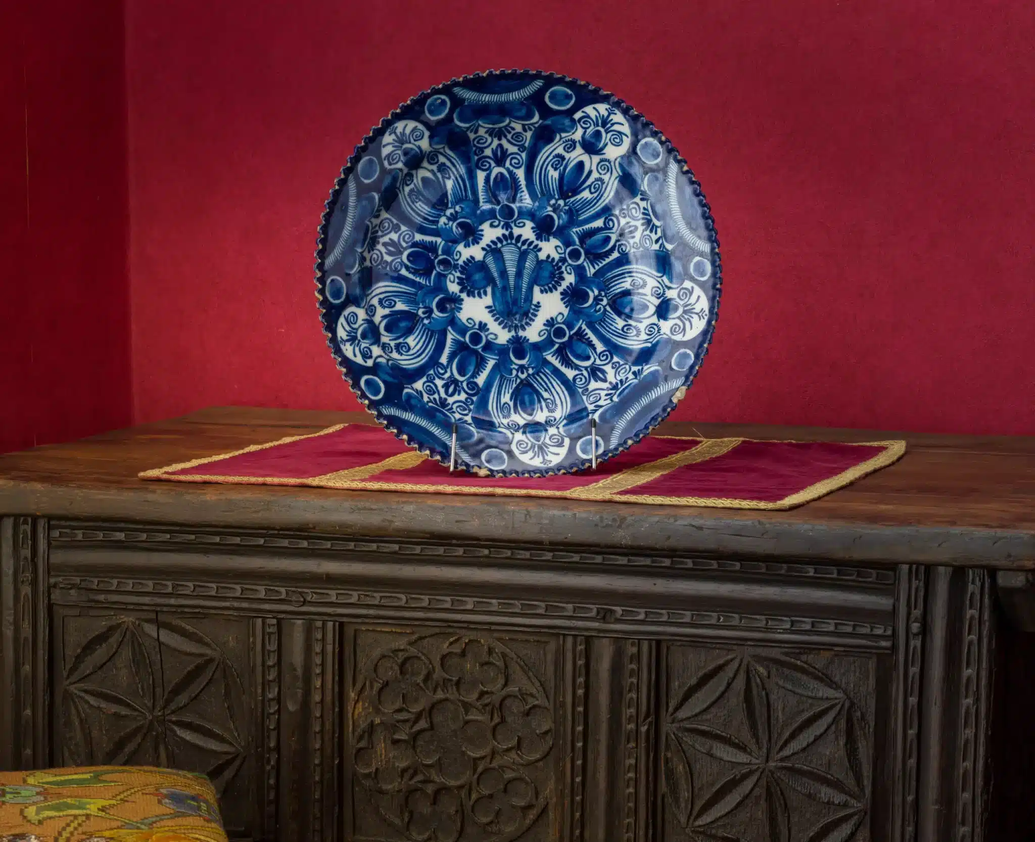 Dutch Delft Blue and White Charger