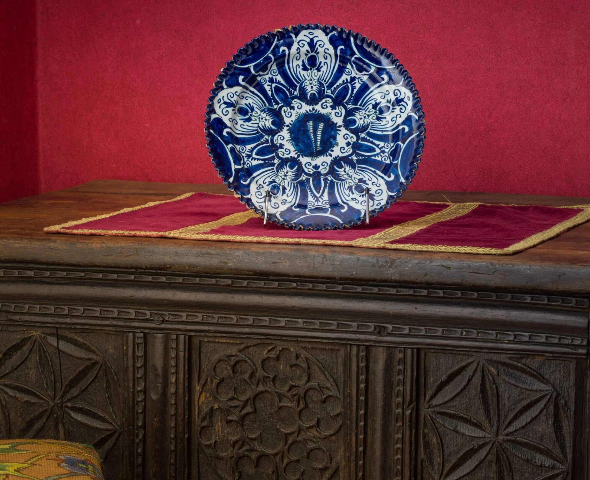 Dutch Delft Blue and White Charger