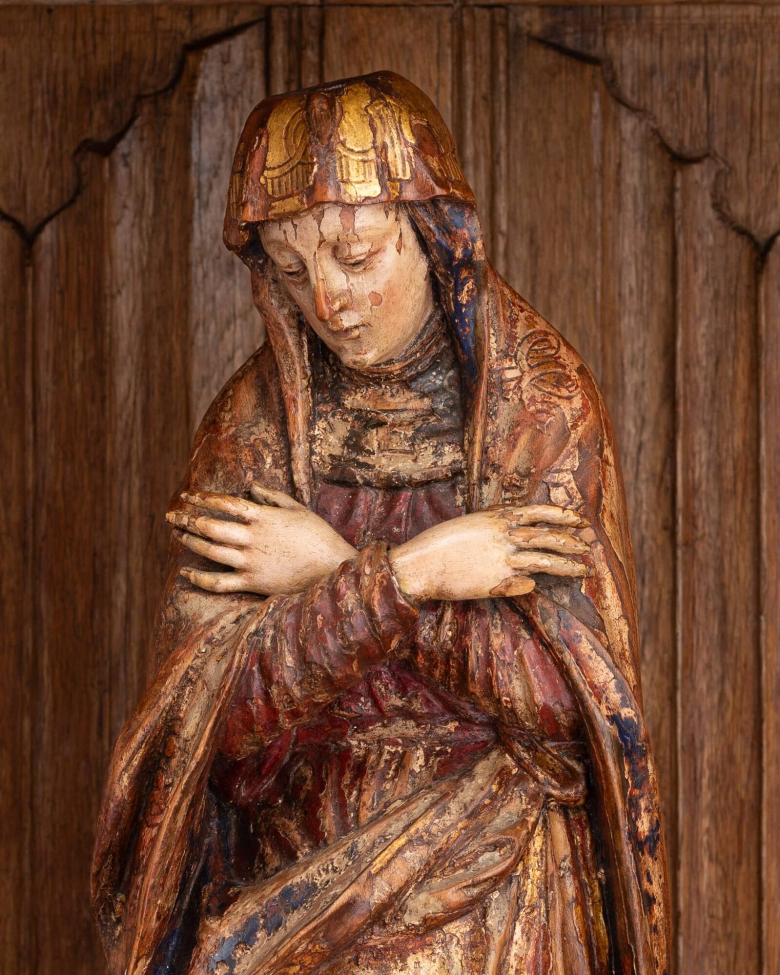 Late Gothic sculpture of St Christina