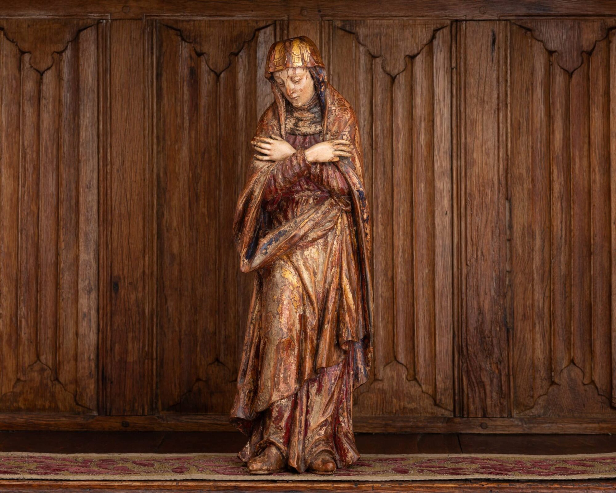 Late Gothic sculpture of St Christina