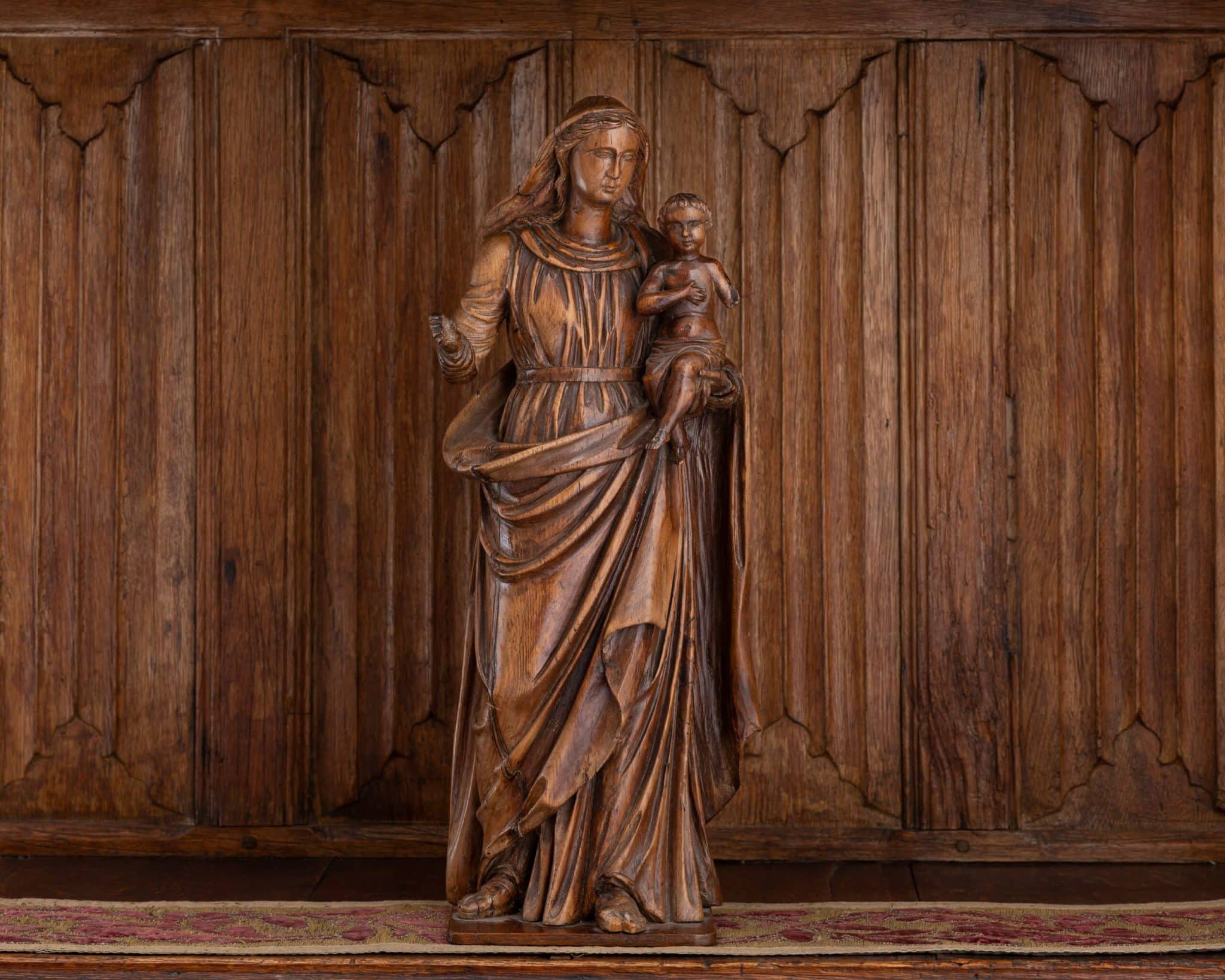 Late Gothic sculpture of the Virgin and Child