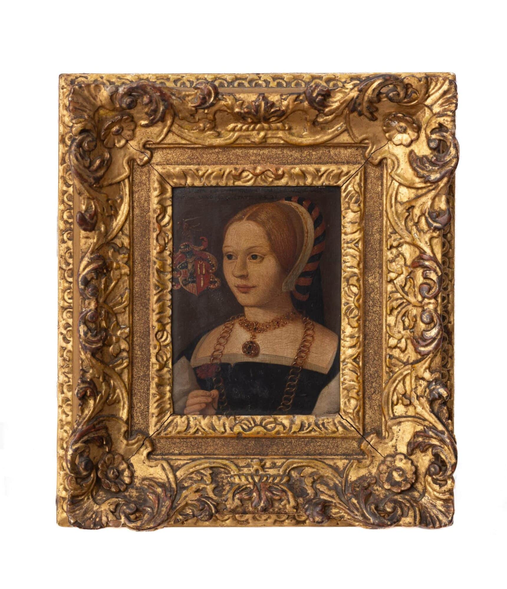 Renaissance portrait of Jeanne Louse Tissie 1524