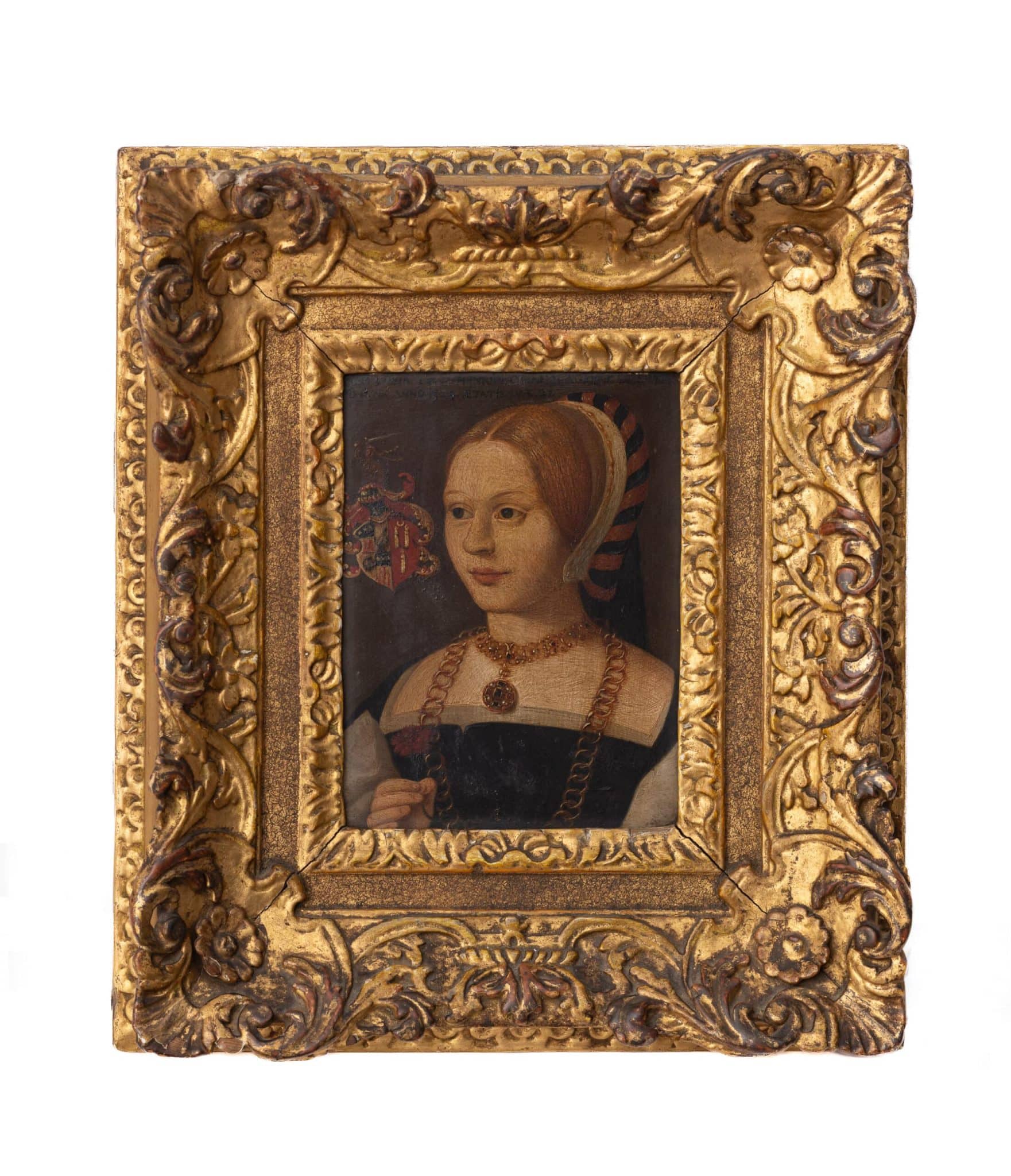 Renaissance portrait of Jeanne Louse Tissie 1524