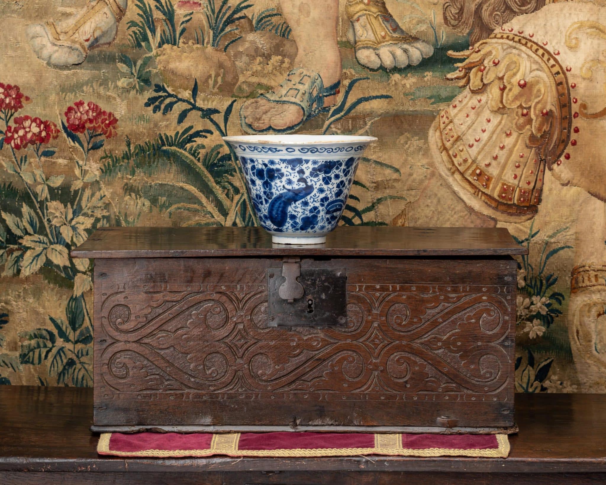 Charles II Devon Oak Boarded Box