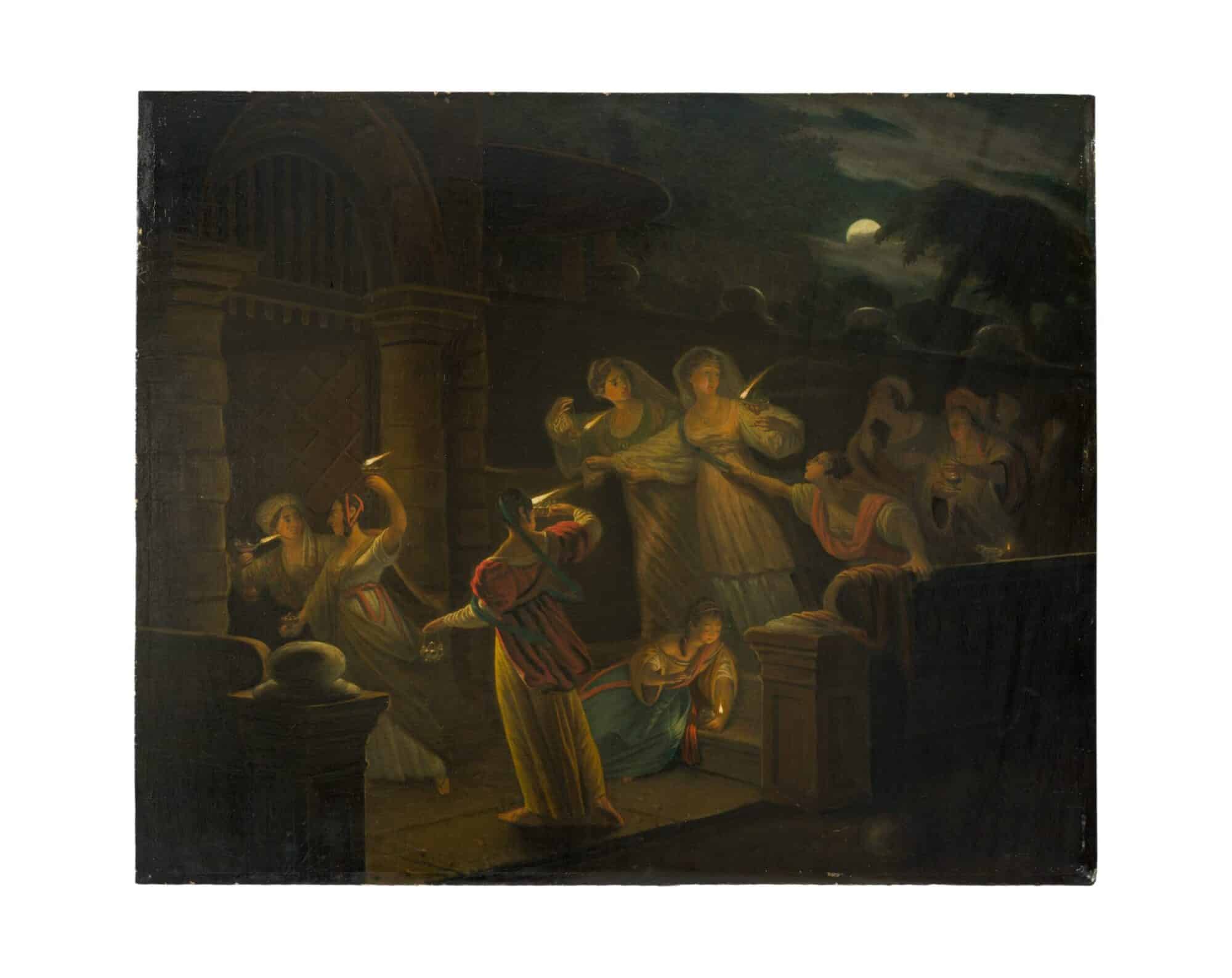 17th century oil on oak panel