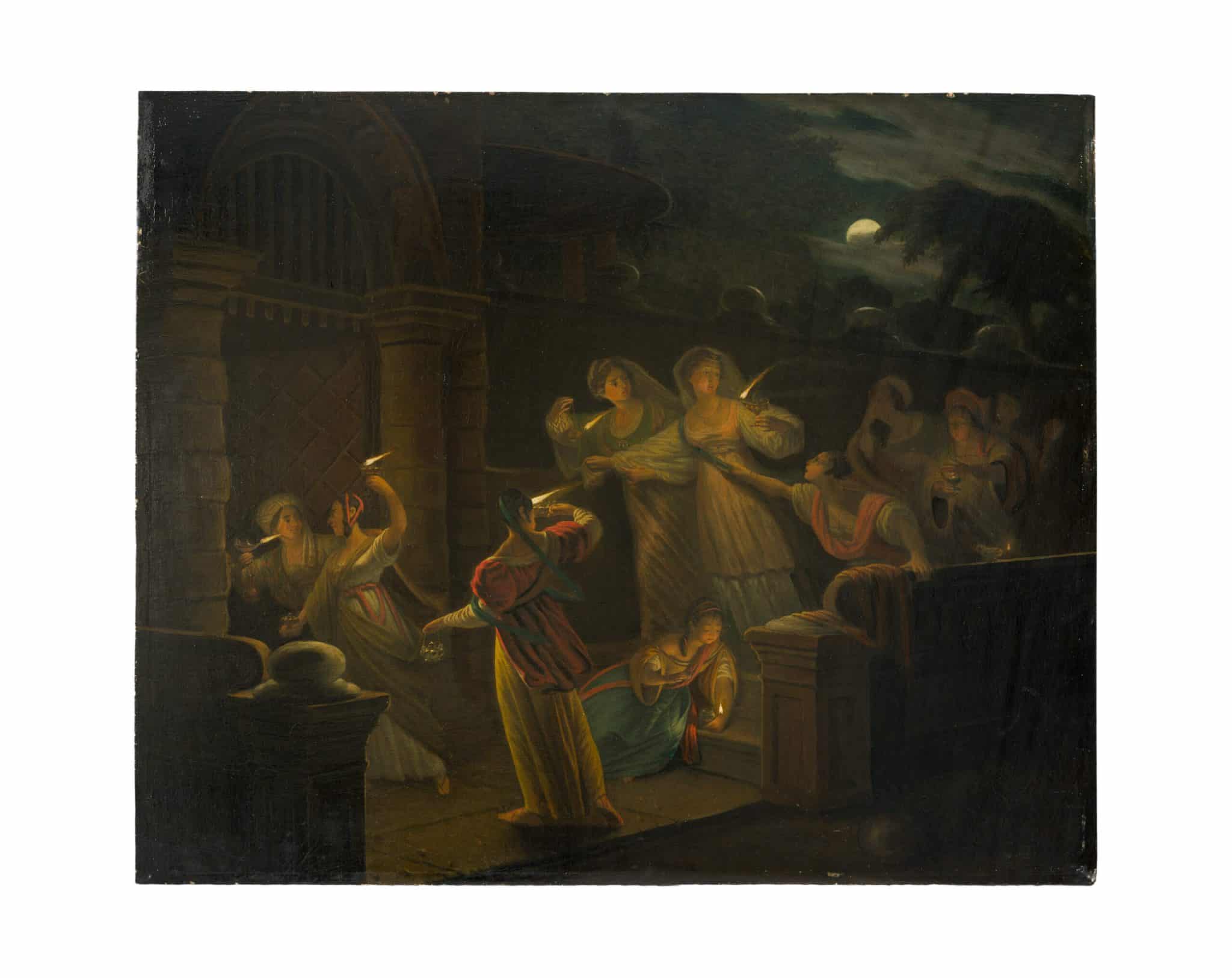 17th century oil on oak panel