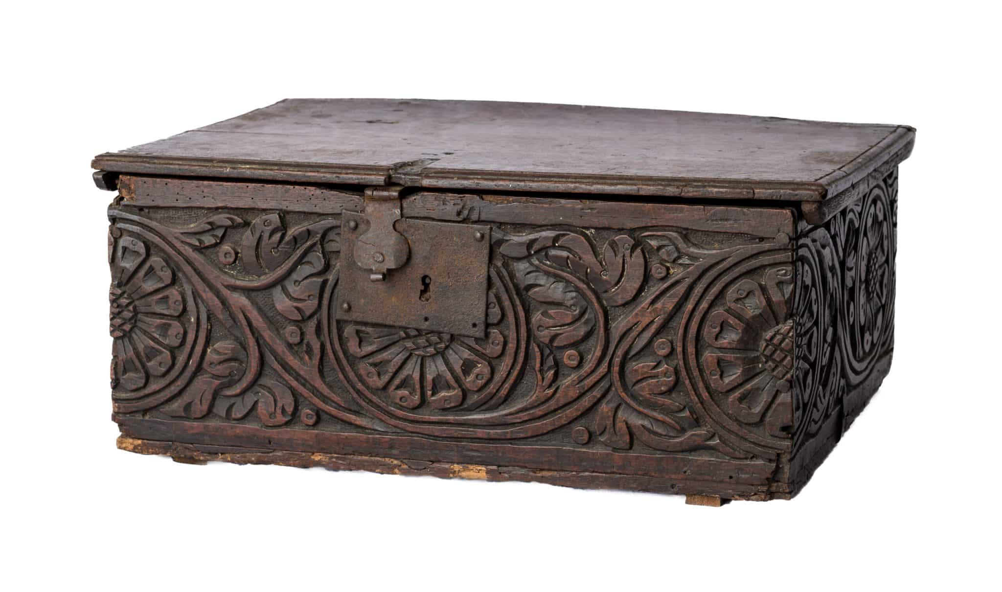 Charles I oak box