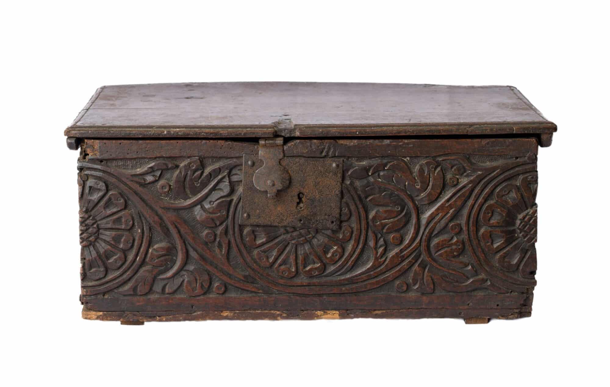 Charles I oak box