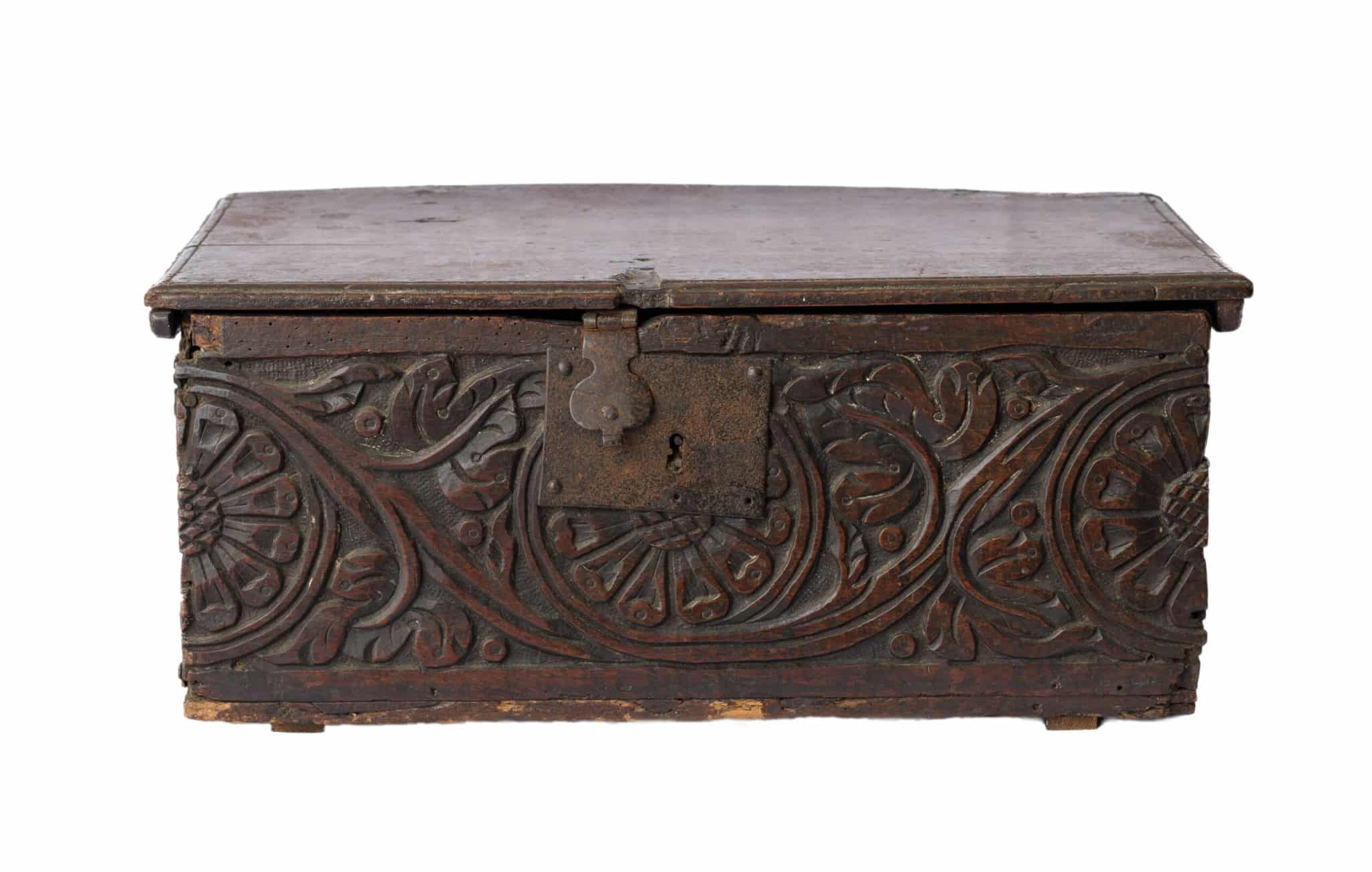 Charles I oak box