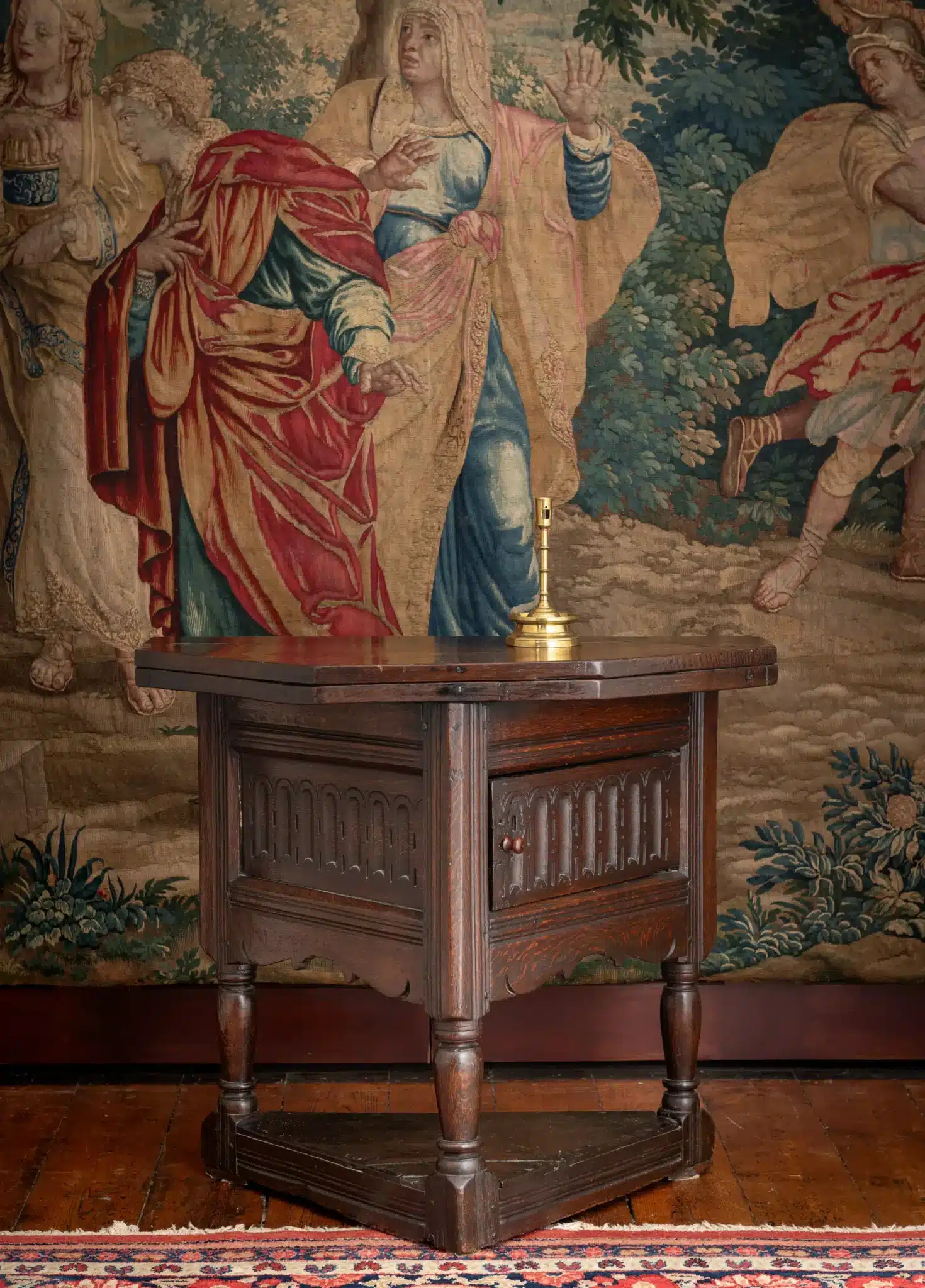 Charles I Joined Oak Folding Table