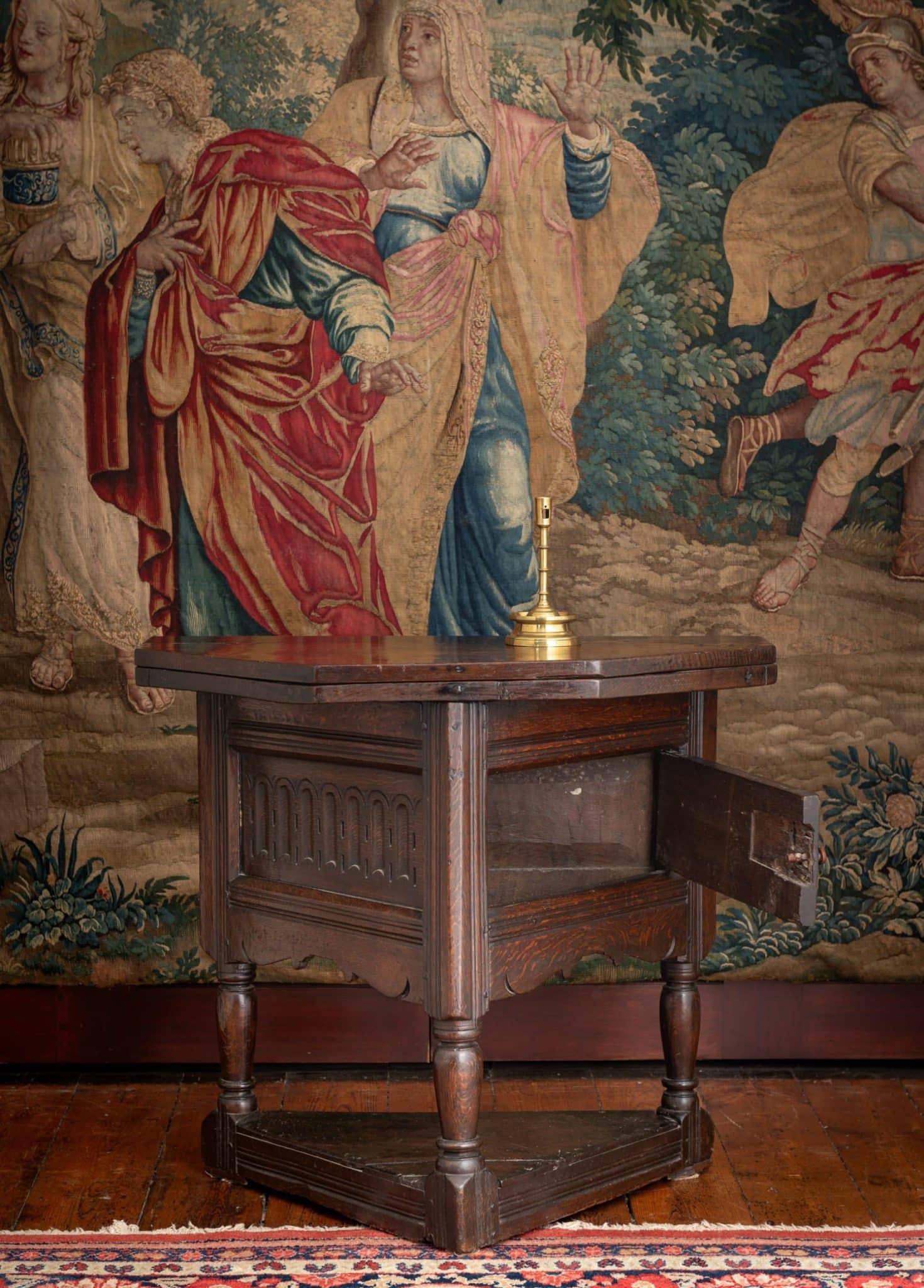 Charles I Joined Oak Folding Table