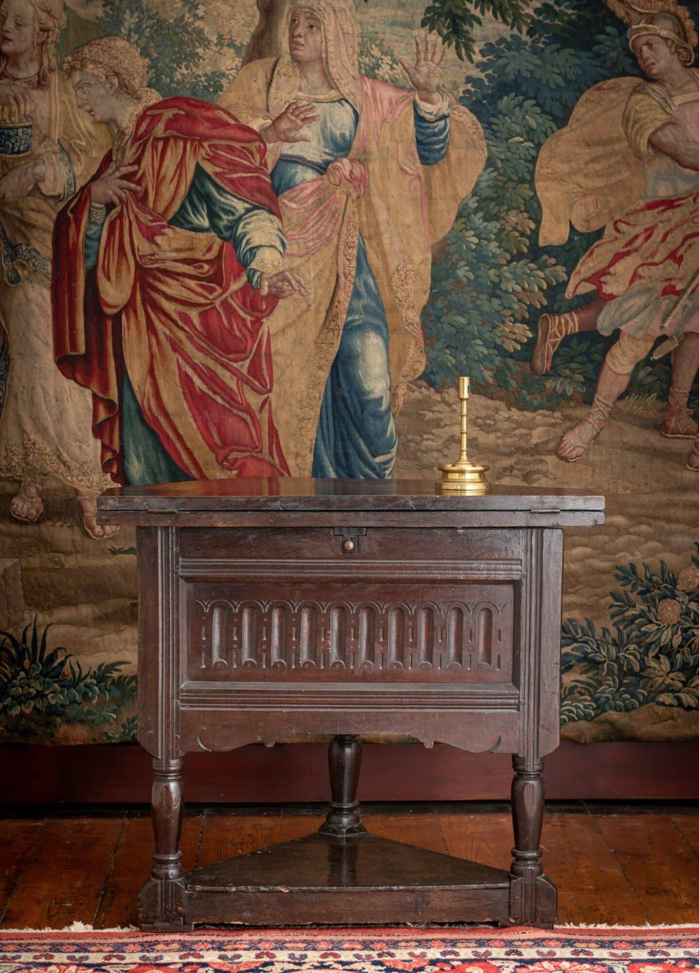 Charles I Joined Oak Folding Table