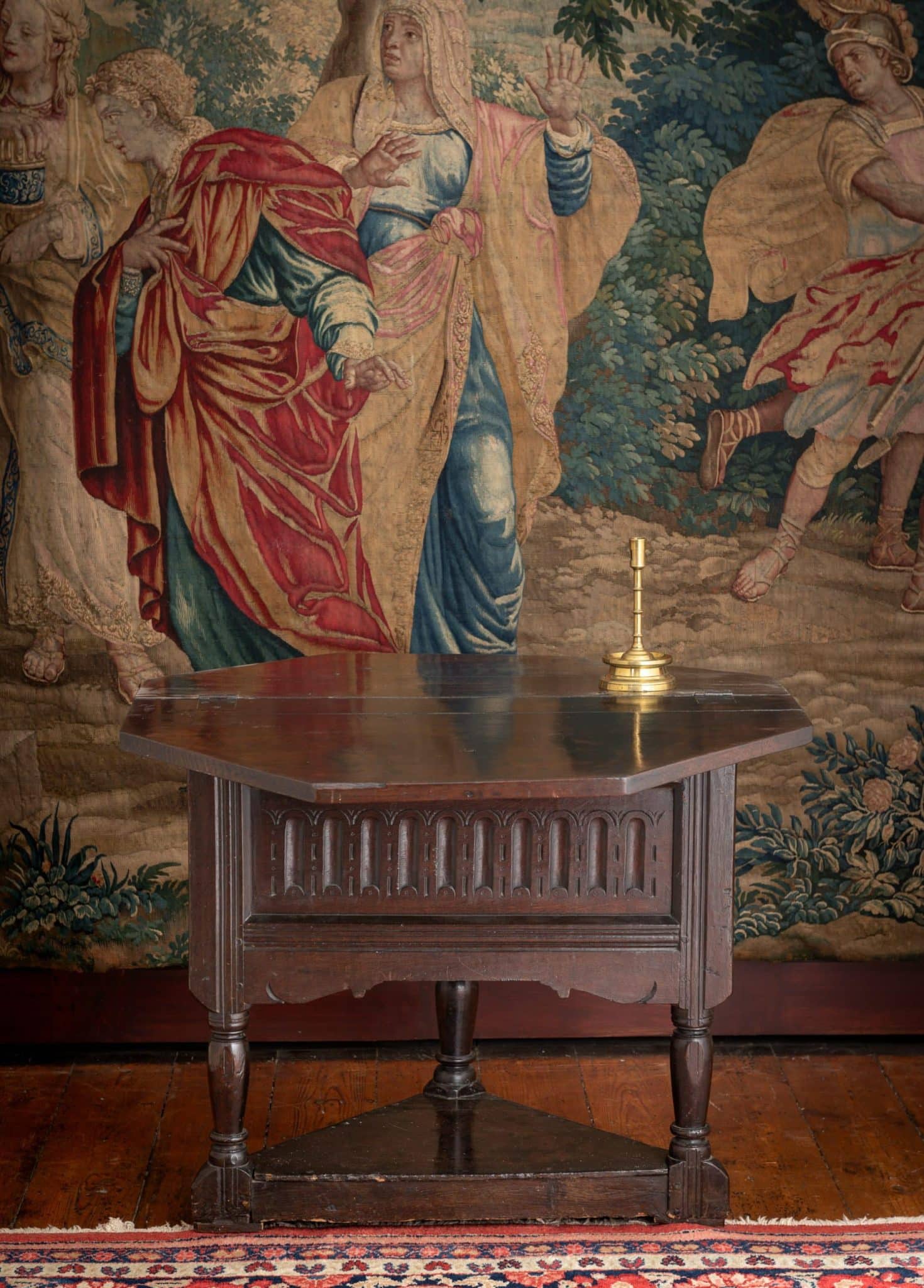 Charles I Joined Oak Folding Table