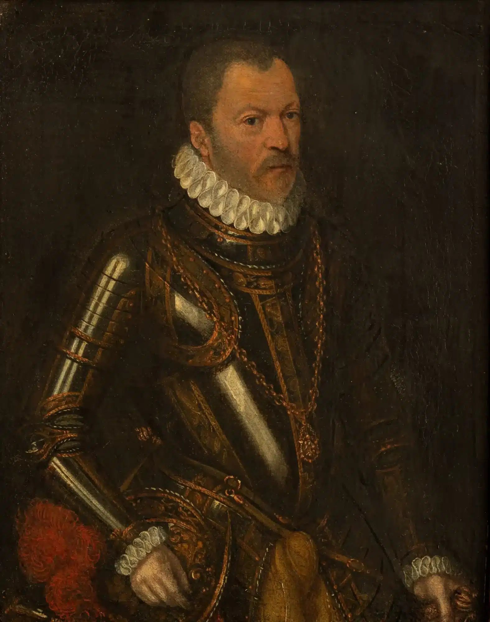 Oil on canvas Gentleman in armour