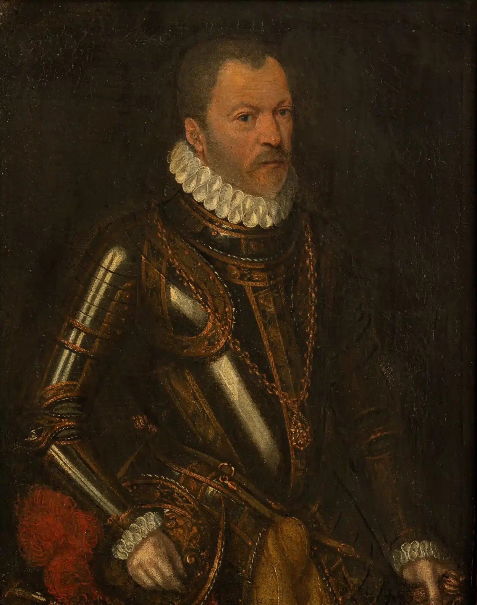 Oil on canvas Gentleman in armour
