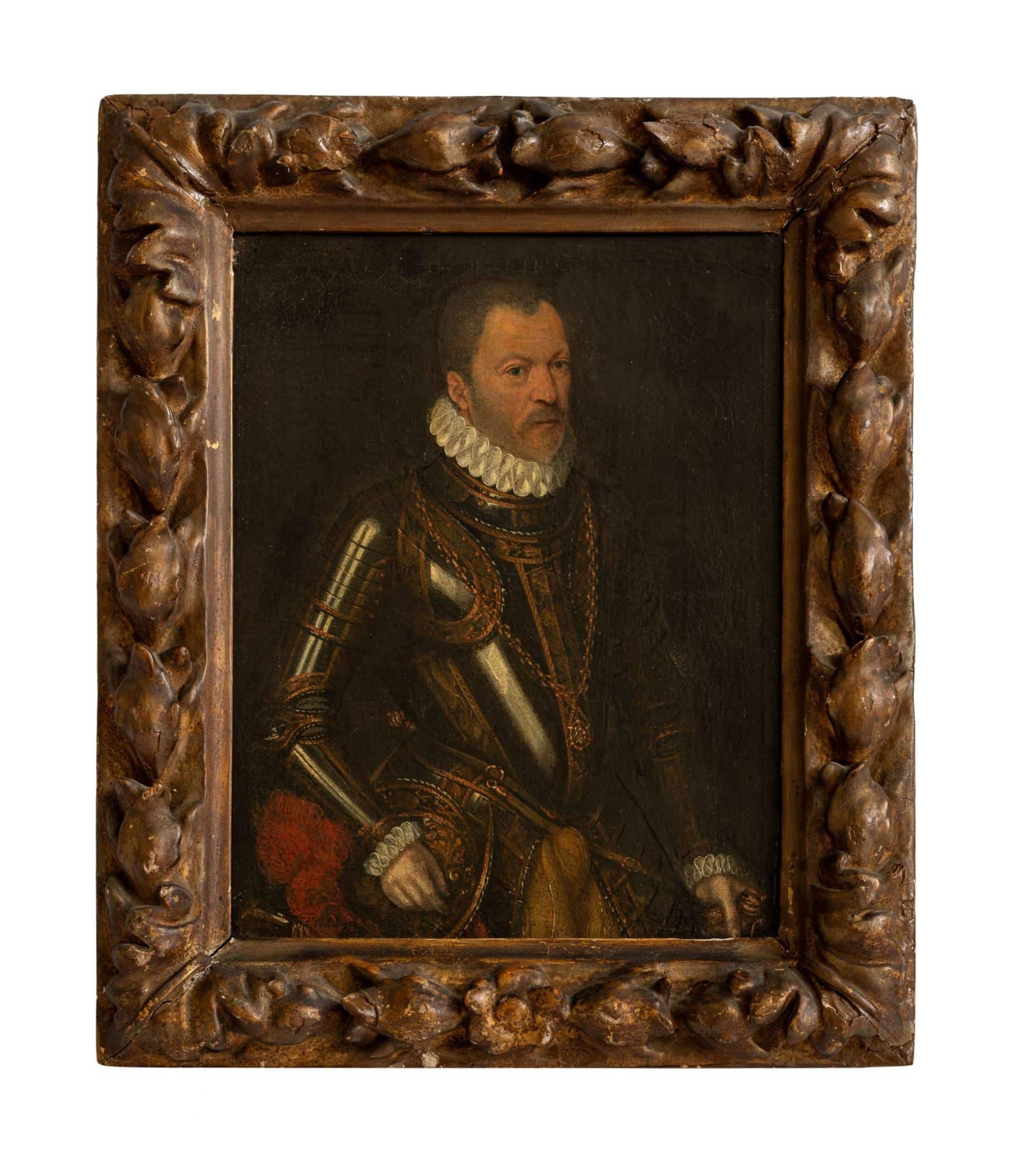 Oil on canvas Gentleman in armour
